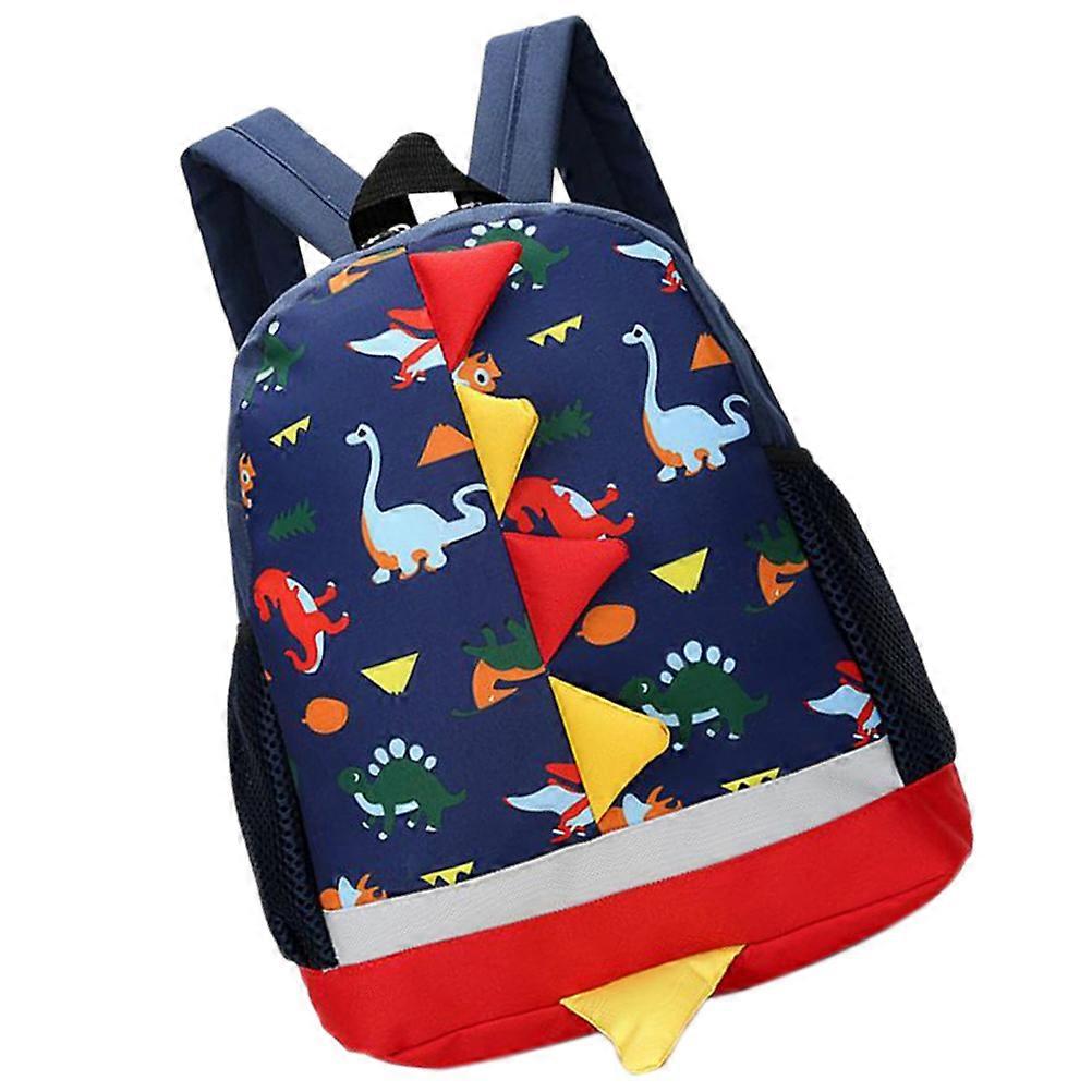 Kids Book Bag Shoulder Backpack for Storage 1Pcs Blue Nylon Material