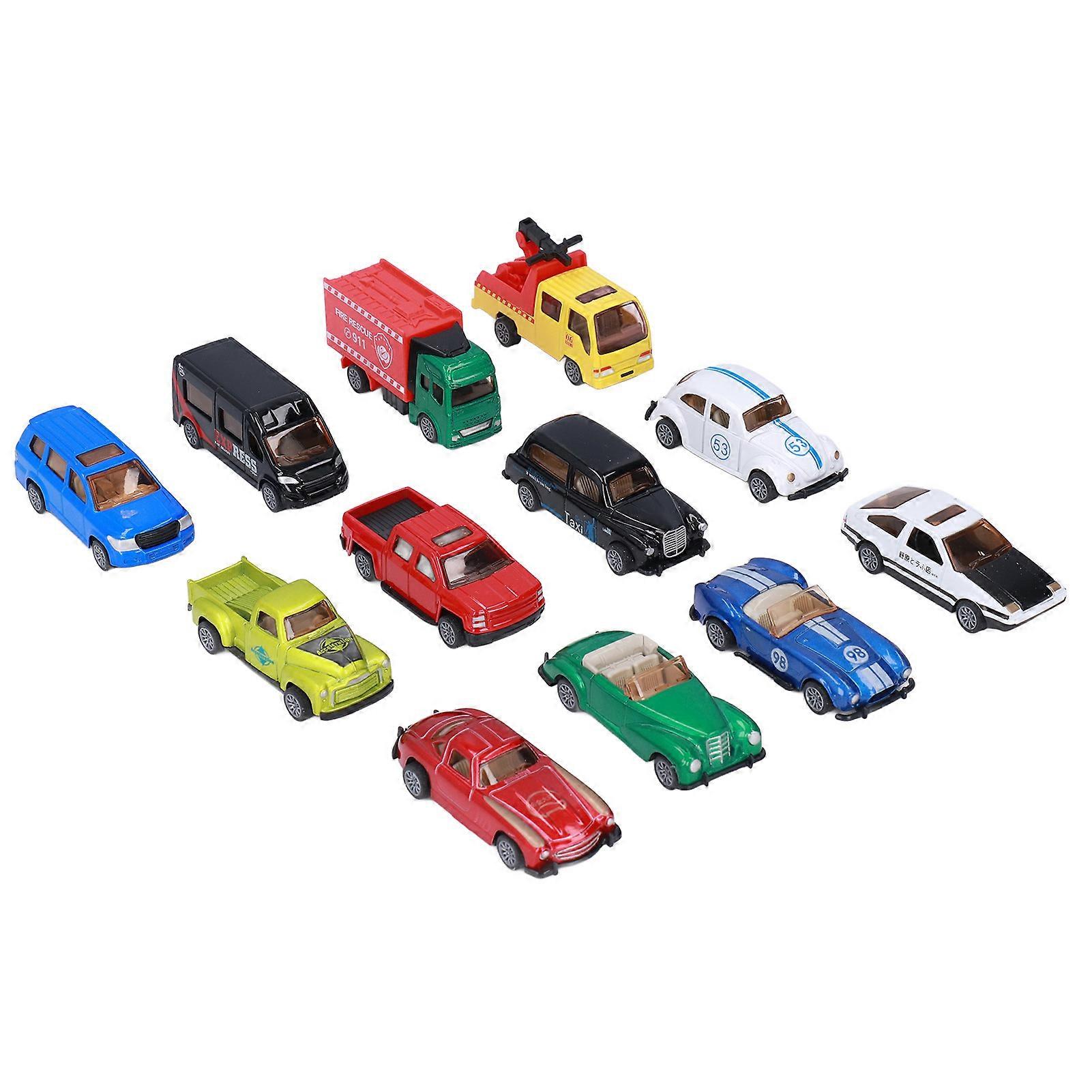 1:60 Scale Kids Simulation Vehicle Models Alloy Different Types Educational Pull Back Car Toys