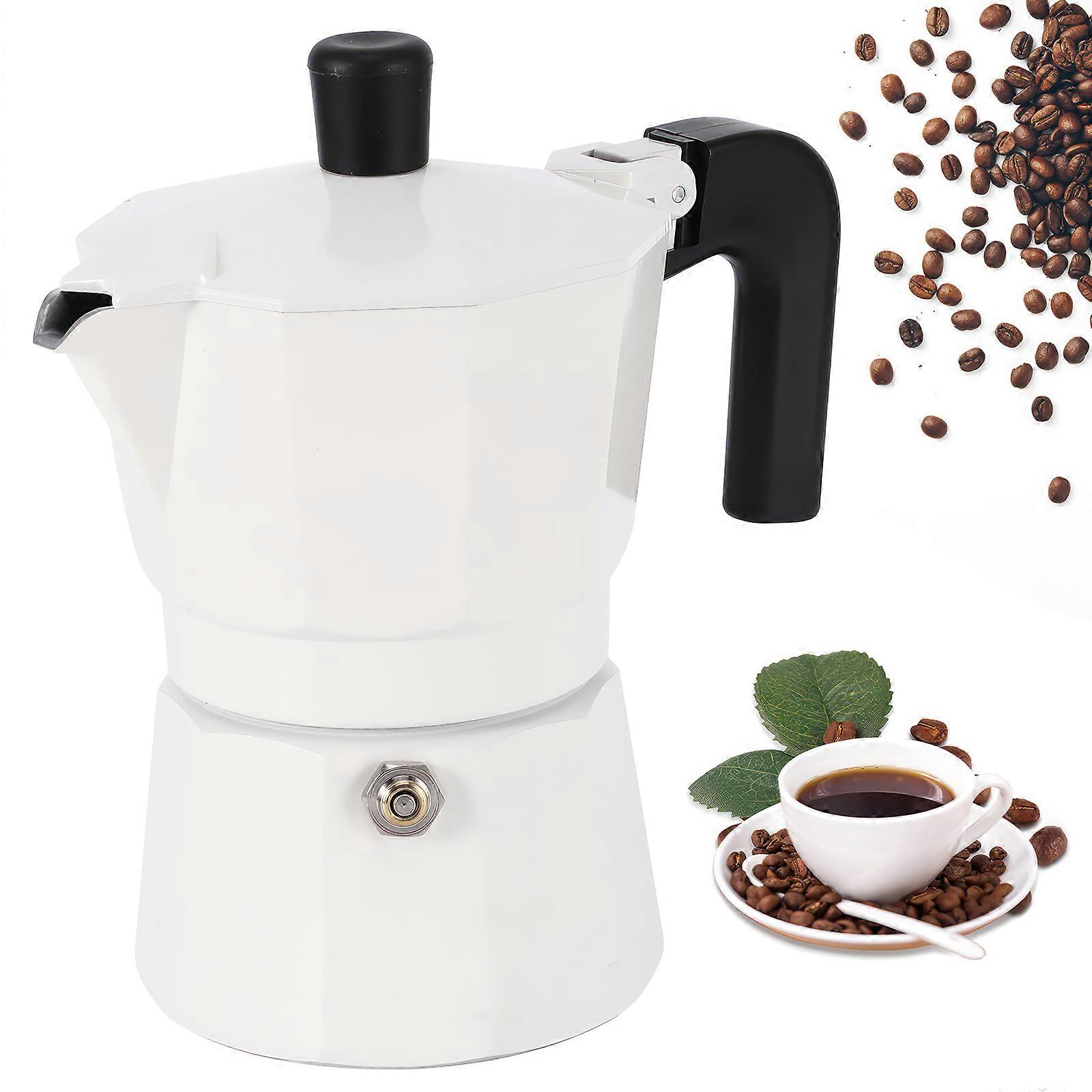 Espresso Extraction Moka Pot (Double Valve White 100ml)