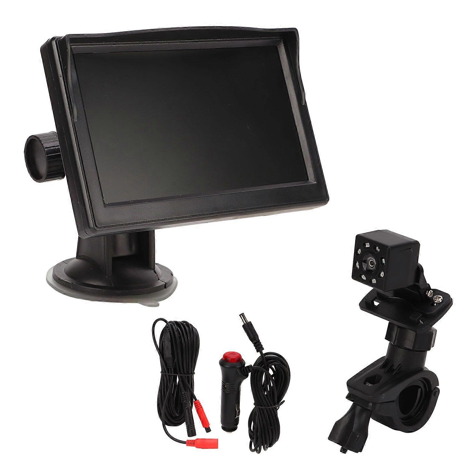 Monitor de assento de carro de bebê com tela HD 5in DC 12V à prova d'água