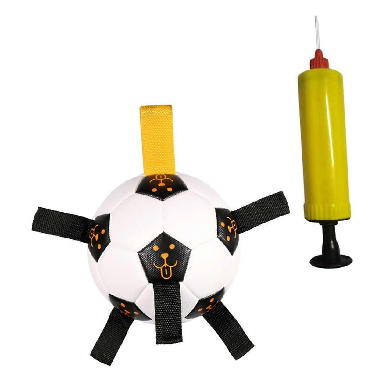 Pet Outdoor Soccer Ball for Dogs, Interactive Chew Toy, Inflatable Training Ball, Durable Material for Active Play