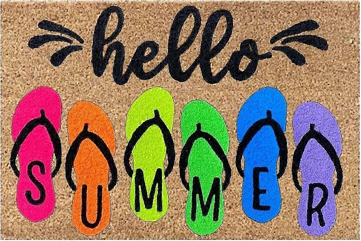 ترحيب ممسحة مدخل في الهواء الطلق ، ممسحة الكلمة عدم الانزلاق حصيرة الكلمة عطلة الصيف الحصير الباب