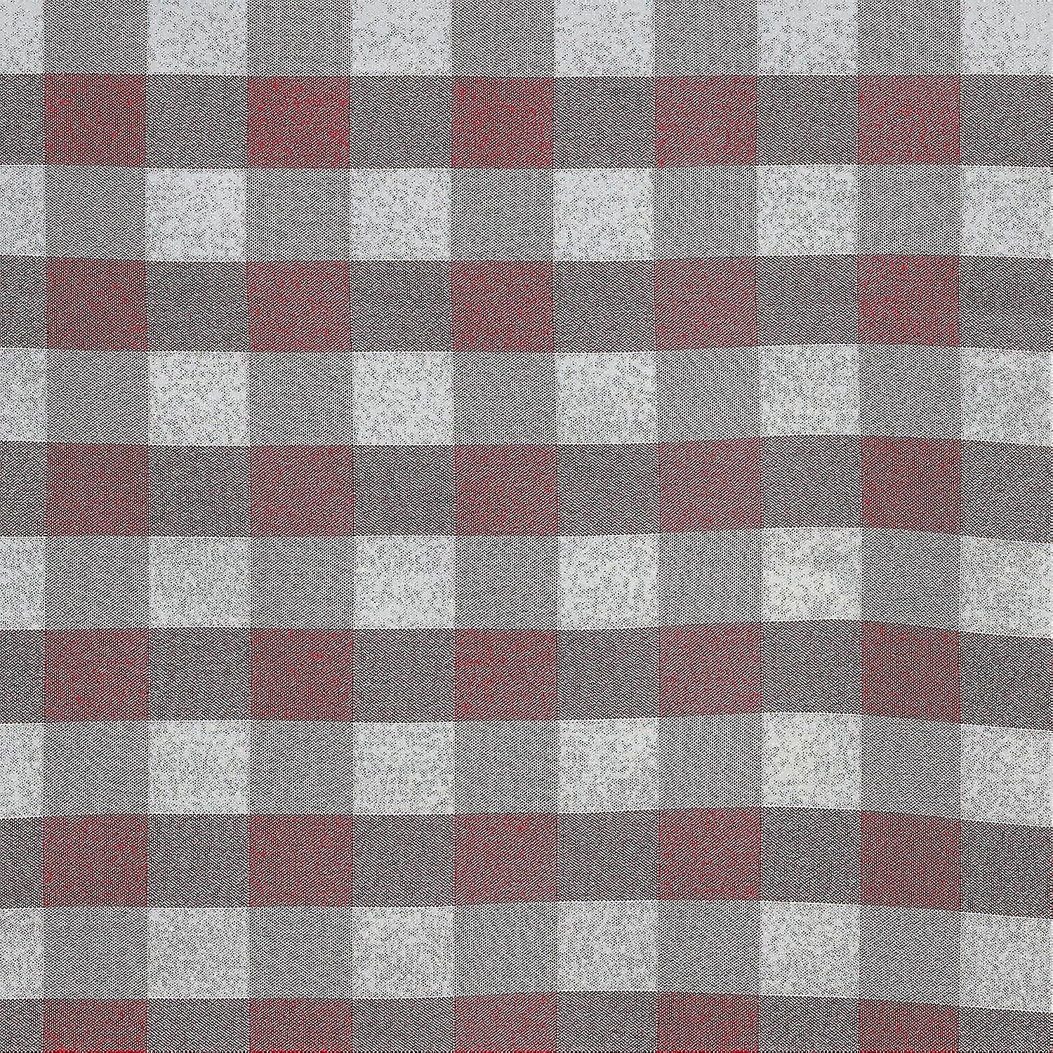 Summer tablecloth, 1 piece, classic red and white check pattern, versatile for home use and picnics