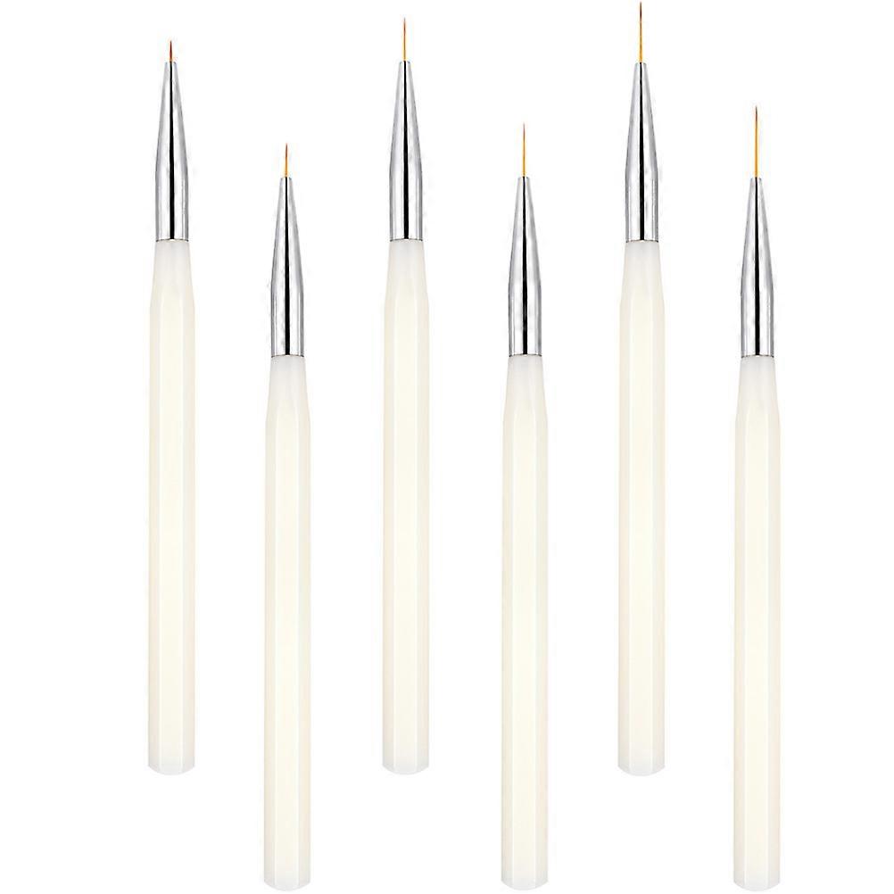 Manicure Drawing Tools Suitable For Nail Learners Offering Compact Size And DIY Painting Experience 6Pcs