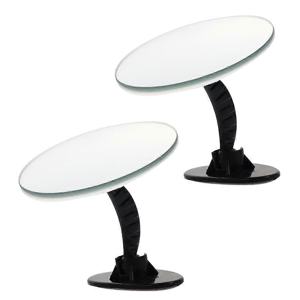 Car Extension Rear View Mirror Mirror For Parking Durable Usage 1.97X1.97 Inch 2 Pcs