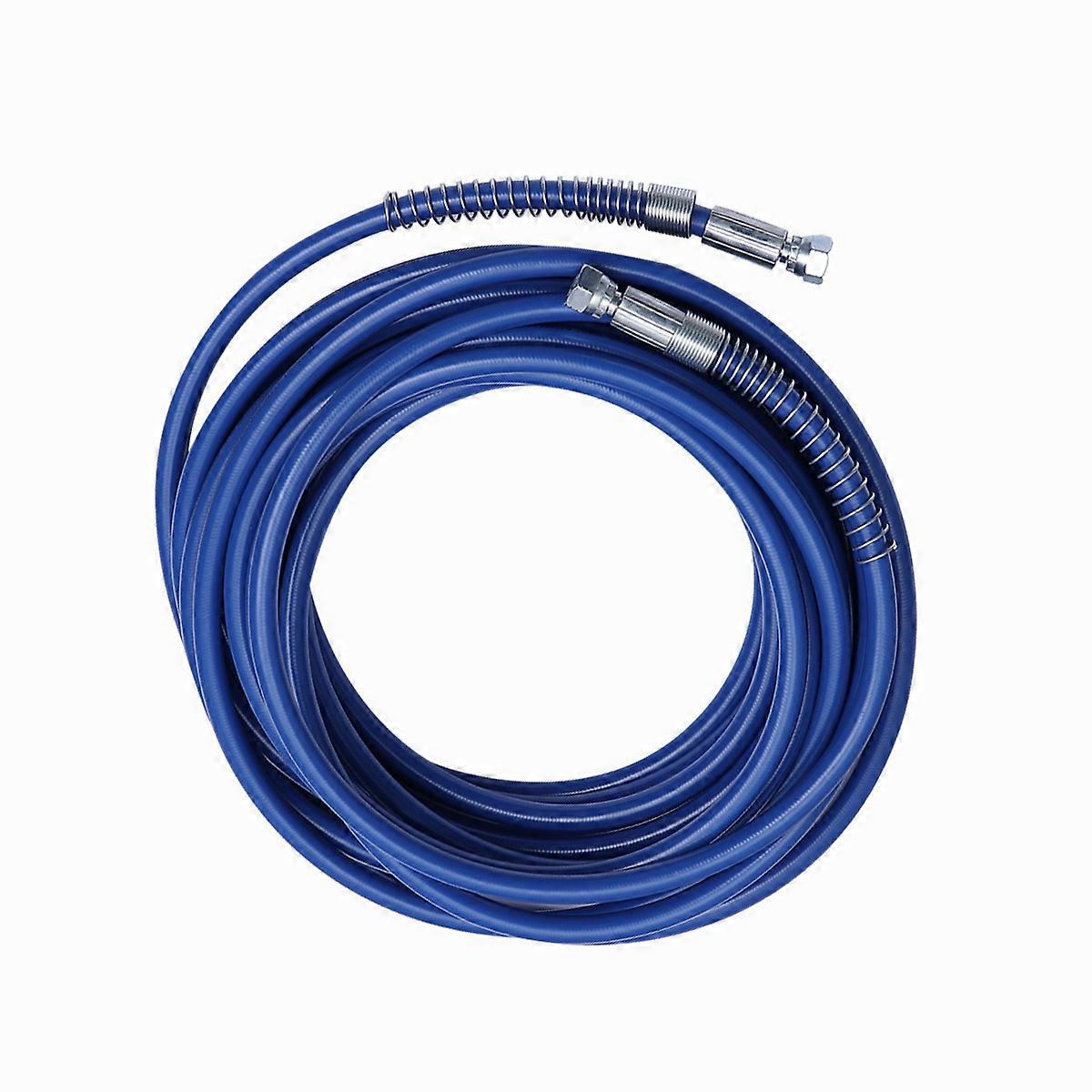 Soft Pressure Washer Hose 1/4 Inch 15 Meters Ideal For Airless Paint Hose Applications Blue Good Flexibility 1Pack