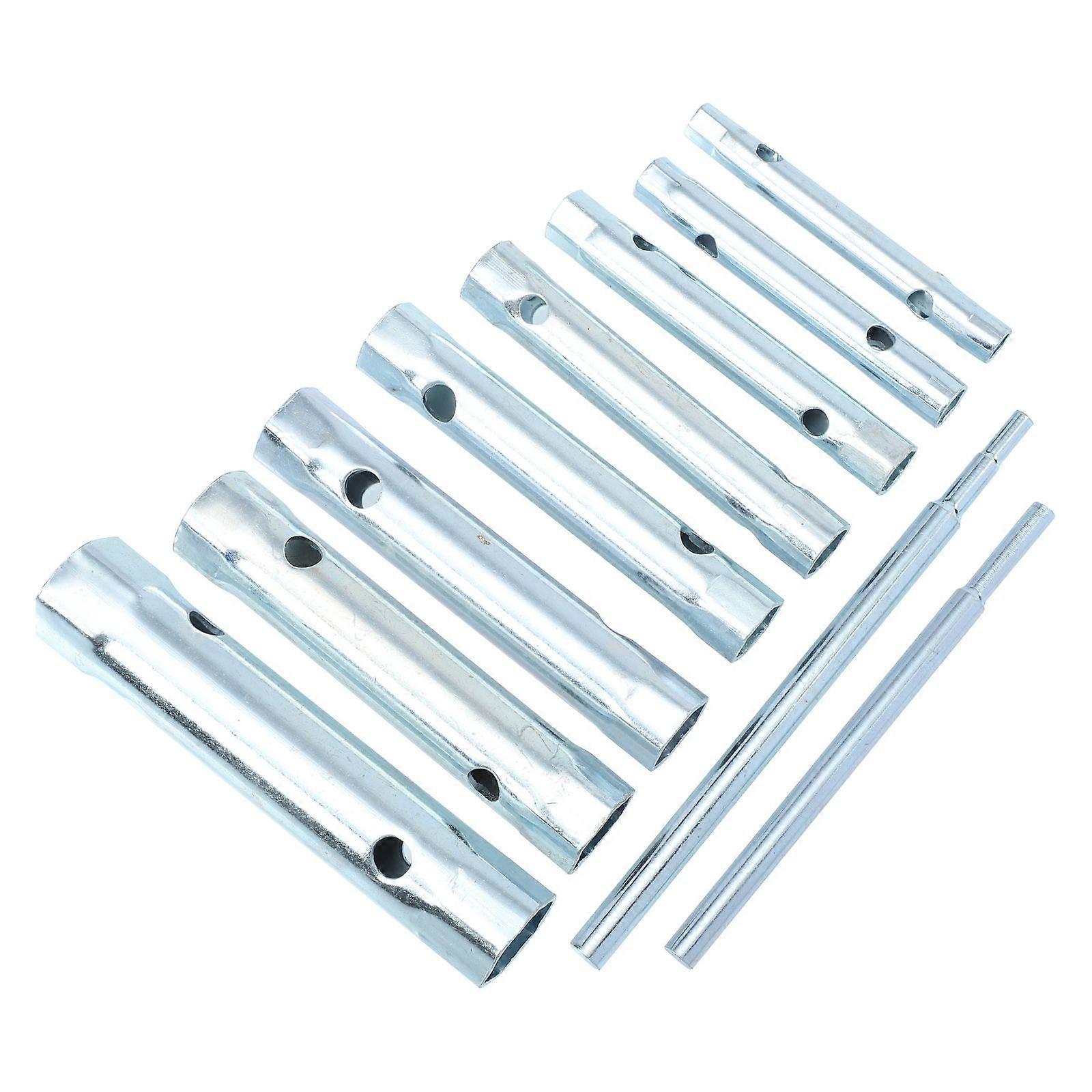 Dual-Ended Wrench Socket Set For Automotive Repair 12.7x2.3cm Made Of 45# Steel Durable 10Set