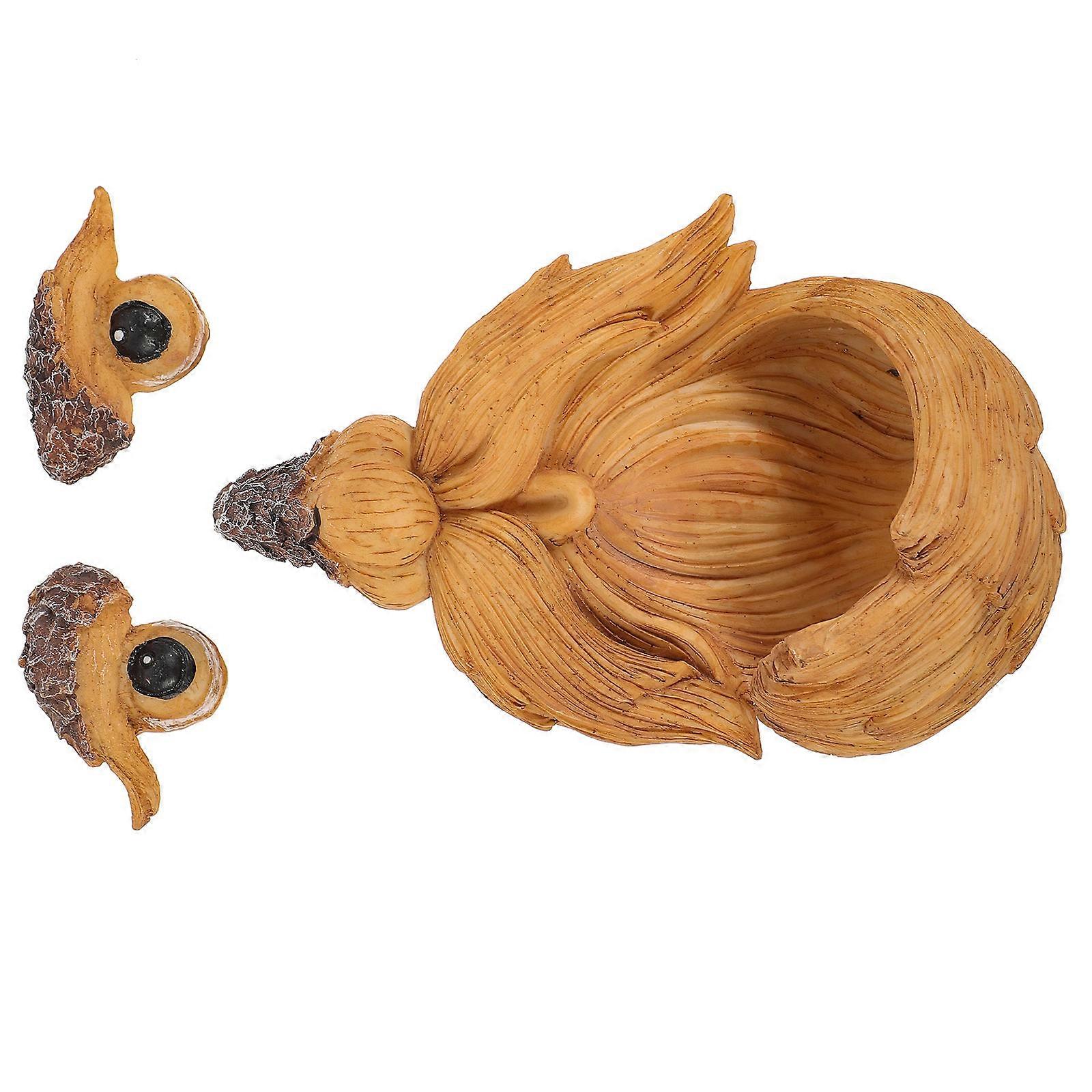 Glowing Eyes Tree Face Bird Feeder Outdoor Garden Yard Patio Decoration Durable Wild Bird Feeding Ornament Unique Tree Face Design