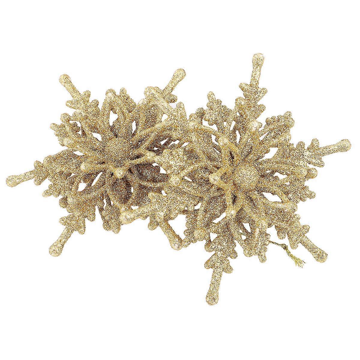 Plastic Decorative Pendants 3Pcs Exploding Star Decoration Xmas Hanging Decor 4.7×4.7×1.2in For New Year Celebration