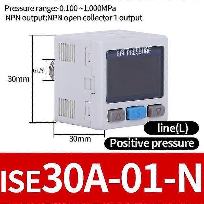 ZSE / ISE30A pneumatisk høypresisjons elektronisk digital skjermtrykkbryter ISE30A-01-N-L ZSE30A-01-P-L ZSE30AF-01-A