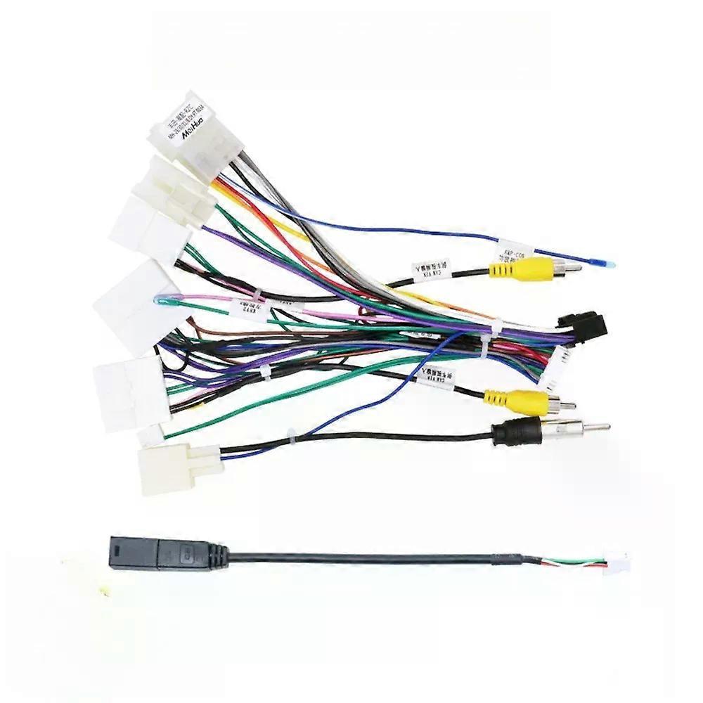 Newest Canbus Box Adaptor Decoder For Toyota Corolla/Camry/CHR /RAV4/ LAND CRUISER Wiring Harness Power Cable Android Car Radio