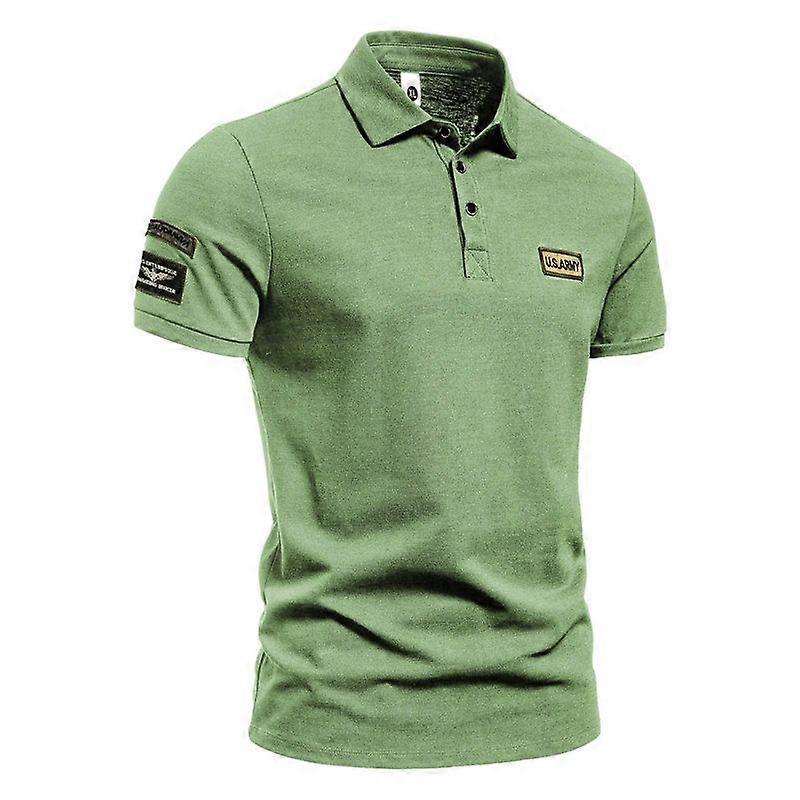 Man's Army Style Polo Tactical T-shirt