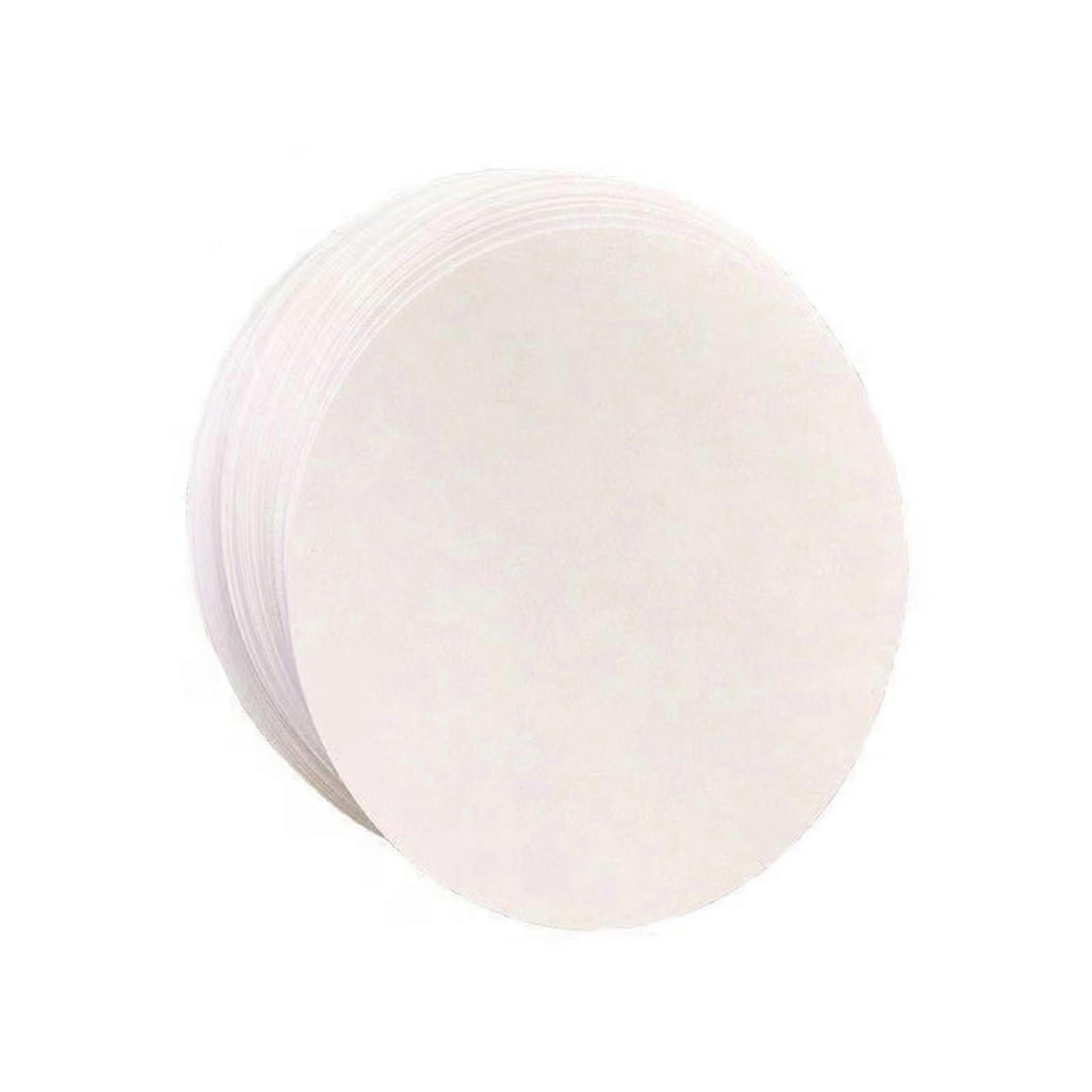 Round Paper Button Pins 100-Pack White, For Badges And Lapel Pins