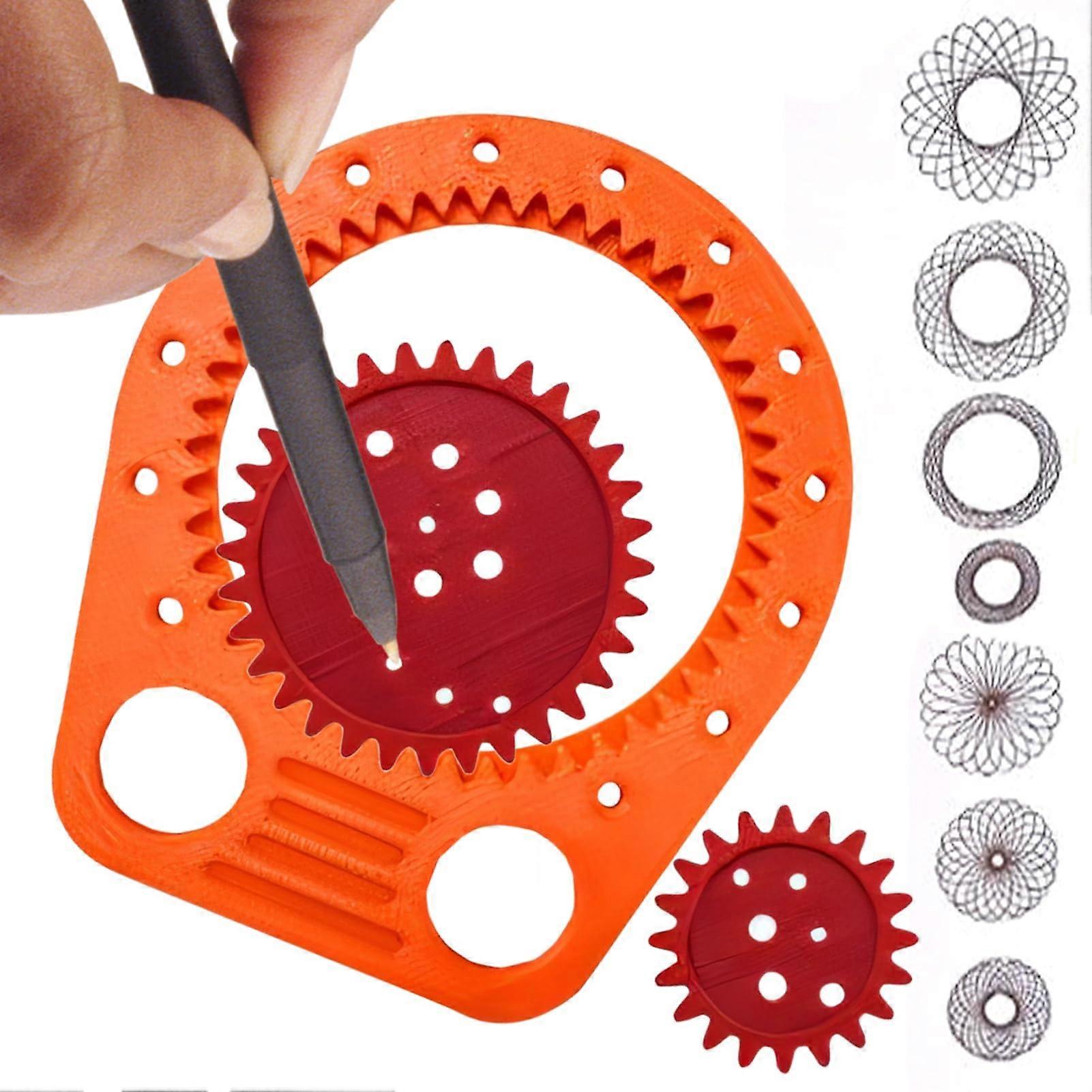 Geometric Template | Portable Multifunctional Stencil for Painting, Crafting, Sketching, and Technical Drawing - Reusable Design