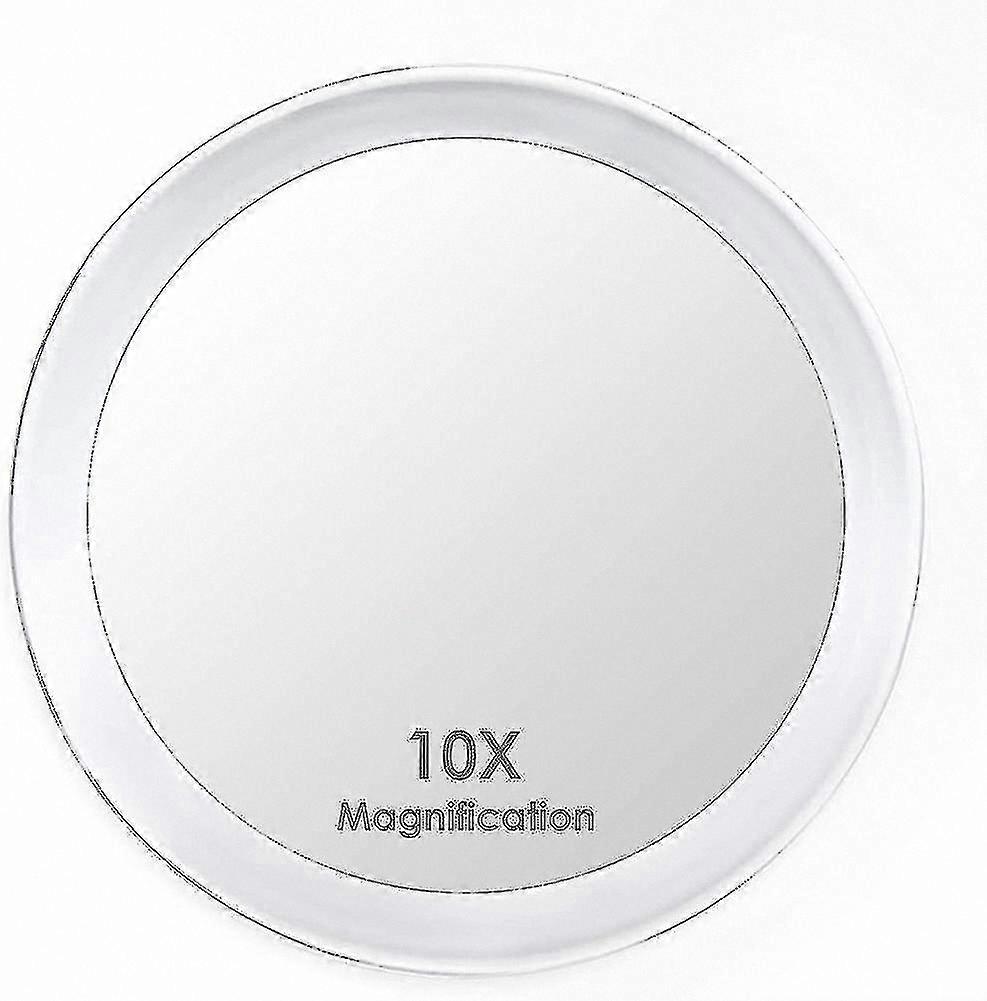 10x Magnification Makeup Mirror with 3 Suction Cups for Secure Mounting