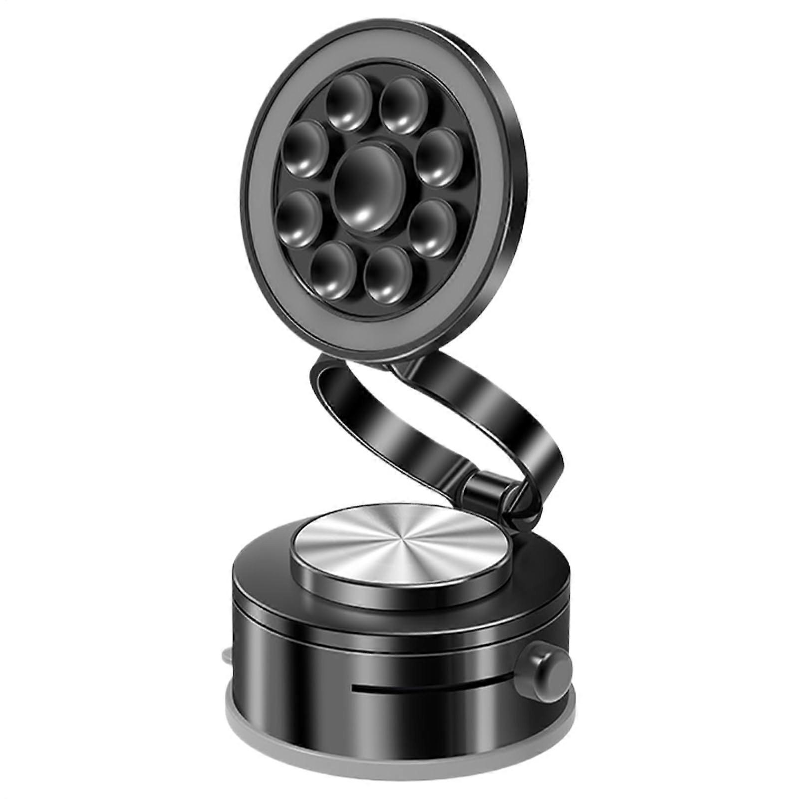 Suction Magnetic Phone Holder Vacuum Mount 360 Rotation Car Stand For Most Smartphones Windshield Dashboard Navigation