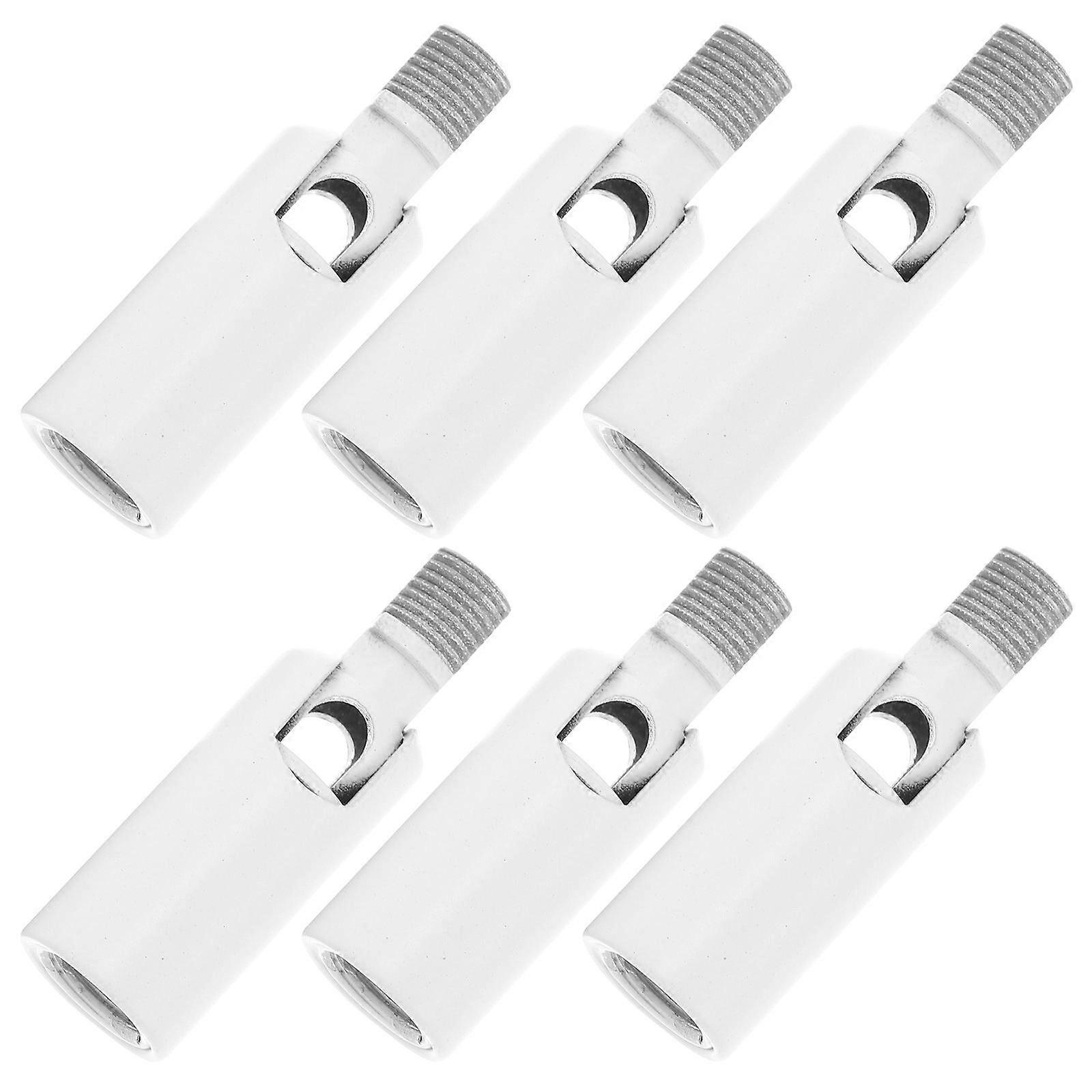 Universal Lamp Converters for Light Use Made of Metal White Color Small and Compact Size