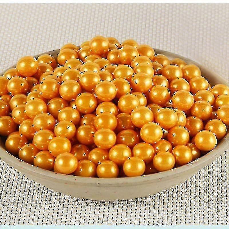 50g 2-14mm 식용 다채로운 구슬 진주 설탕 공 퐁당 케이크 베이킹 스프링클 골드 볼 웨딩 케이크 장식 캔디 클레이