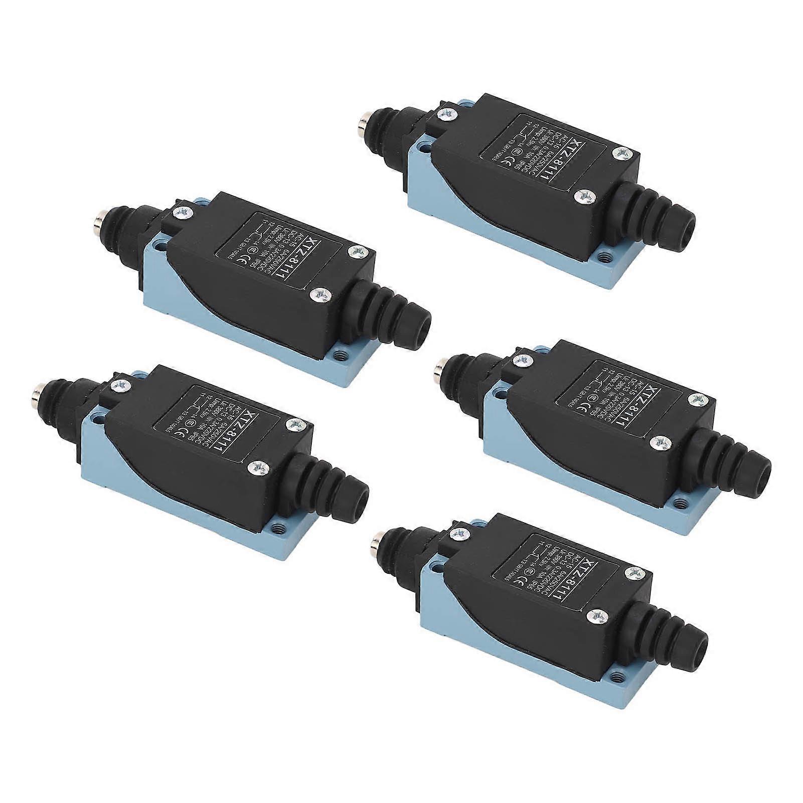 5Pcs XTZ 8111 Plunger Limit Switch IP65 for CNC & 3D Printer