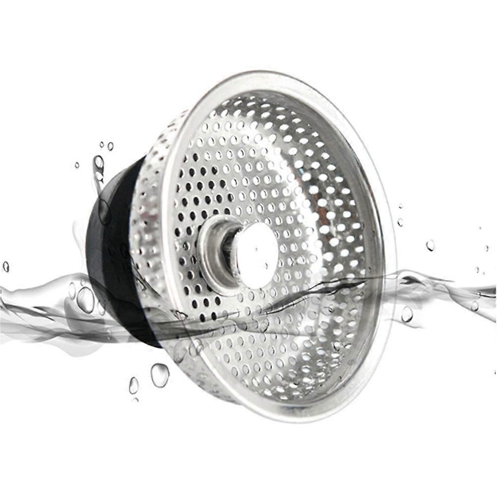 Stainless Steel Sink Strainer Basket for Home Use Easy to Clean and Install Silver