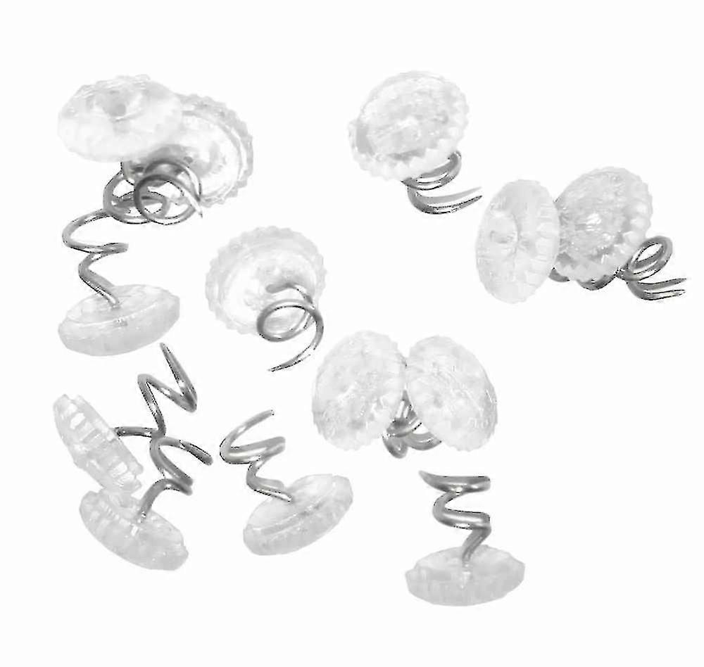 100 stuks clear heads twist pins voor stoffering --