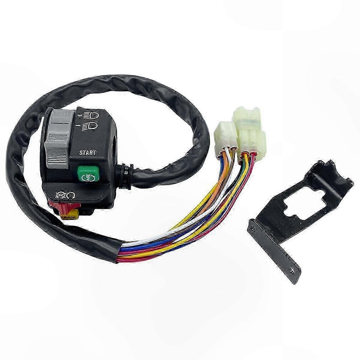 ATV Handlebar Control Switch for 06-15 Models 500 650 800 1000 CC Utility Vehicle Start Stop Button