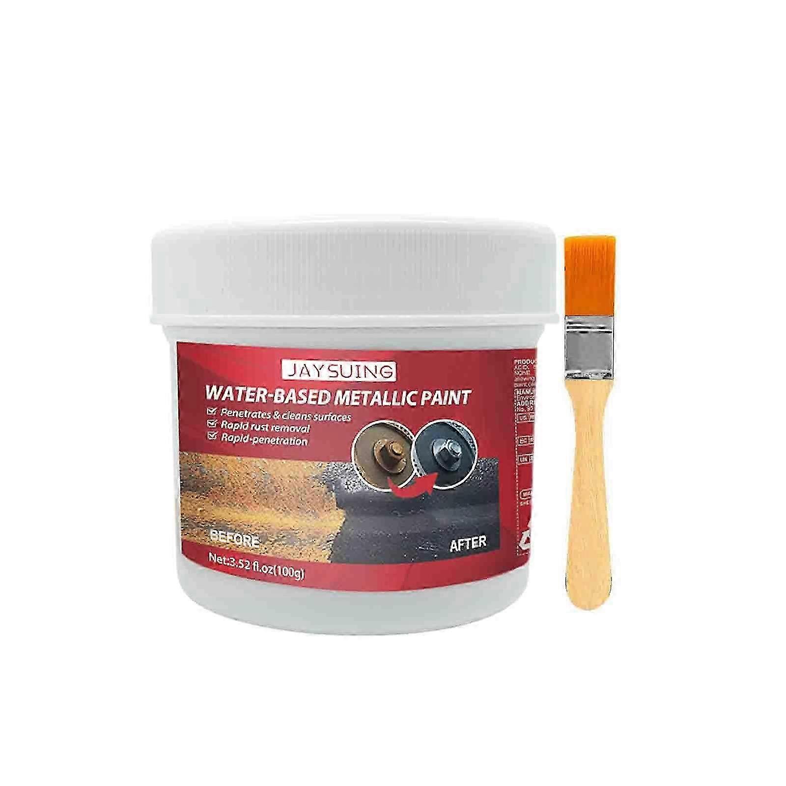 2025 Water-Based Rust Inhibitor: Metal Protection, Primer, and Automotive Rust Prevention - Multi-Purpose Formula with Brush Applicator, 100ml