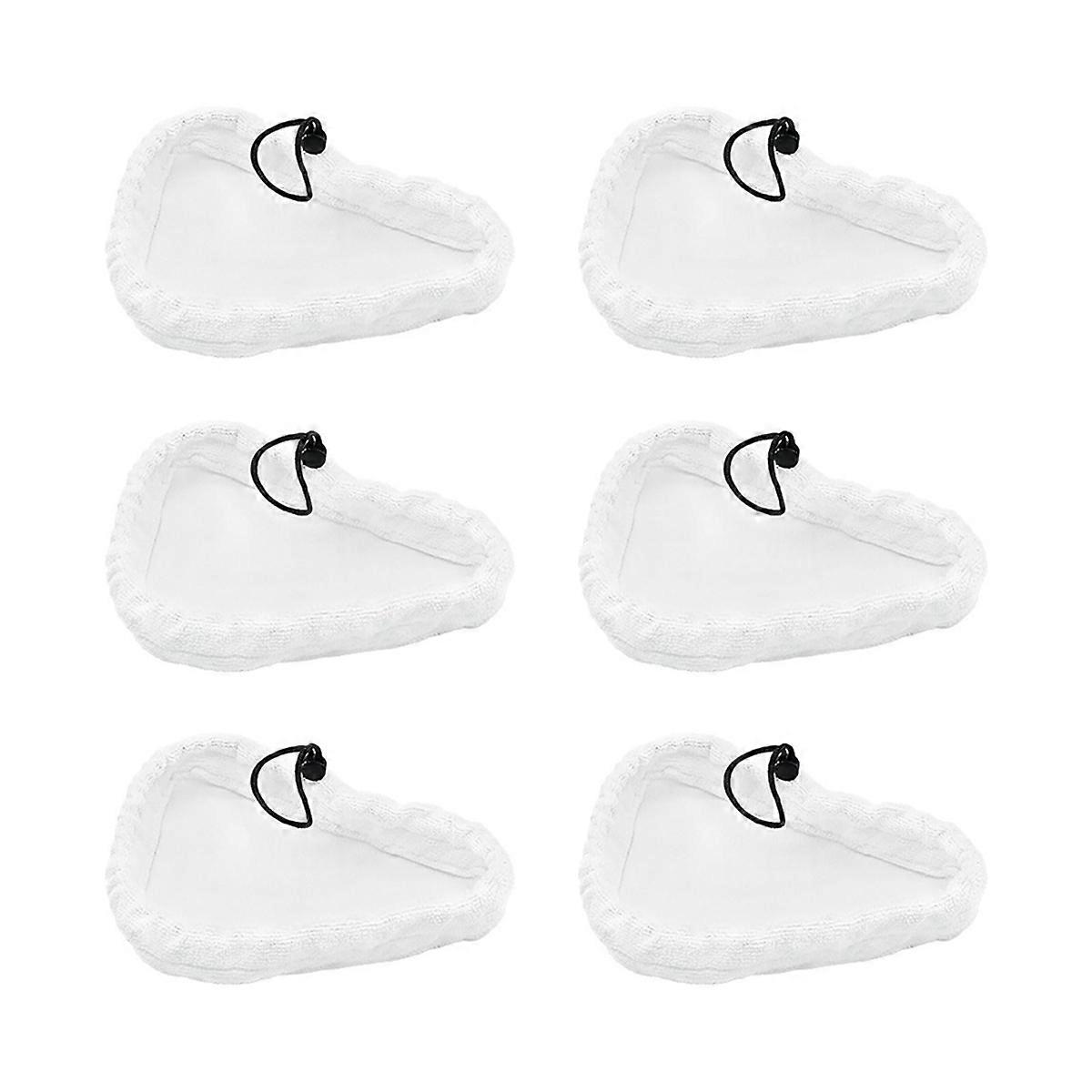 Mops Pads,6Pcs Microfibre Steam Mops Pads for X5 S302 S00 Mops Replacement Pad Washable Reusable Floor Cleaner