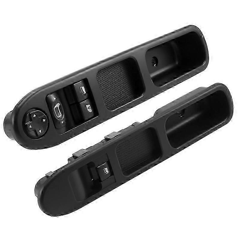 2Pcs Driver Side + Passenger Side Electric Power Window Control Switch for 207 2007-2015 6554QC 6490
