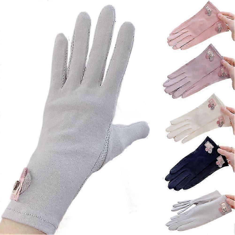 Sunscreen Gloves for Summer Women, Thin Design, UV Resistant, Breathable