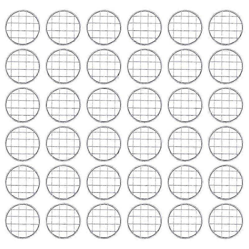 For 30 Pieces Flower Jar Flower Lid Floral Frog Vase Insert Canning Jar Insert Jar Lid With Square G