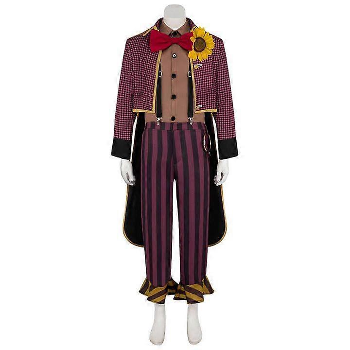 Joker Cosplay Costume Halloween Full Set Game Character Roleplay Dark Style Streetwear