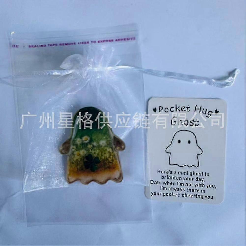 Ghosts Hug Card Long Distance Relationship Keepsake Encourage Present