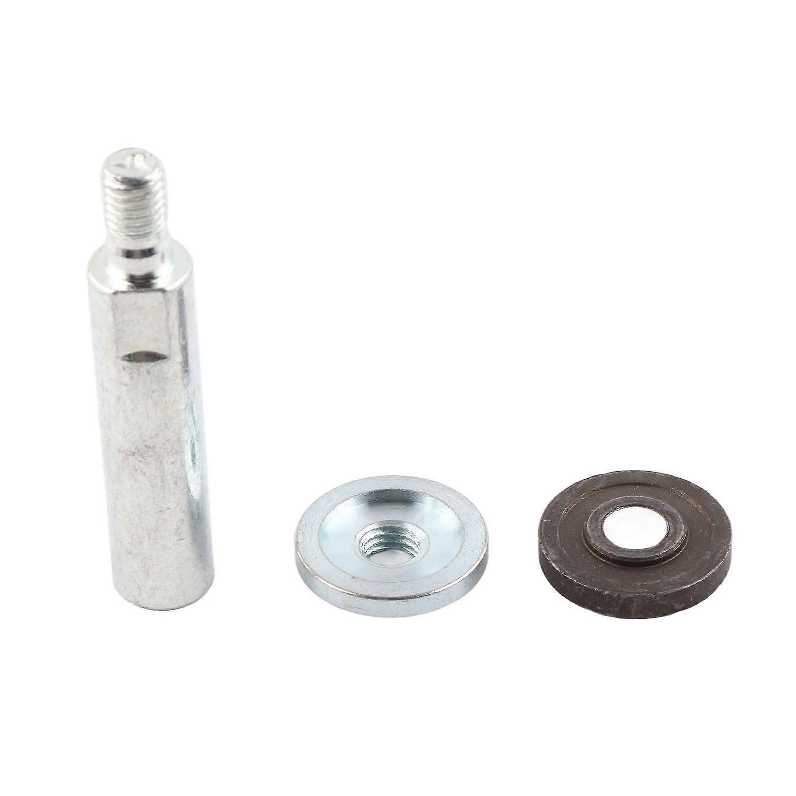 Angle Grinder Extension Connecting Rod Multipurpose Thread Rotary Polisher Extension Shaft with Flange Lock Nut Angle Grinder Extender Lengthen Rod