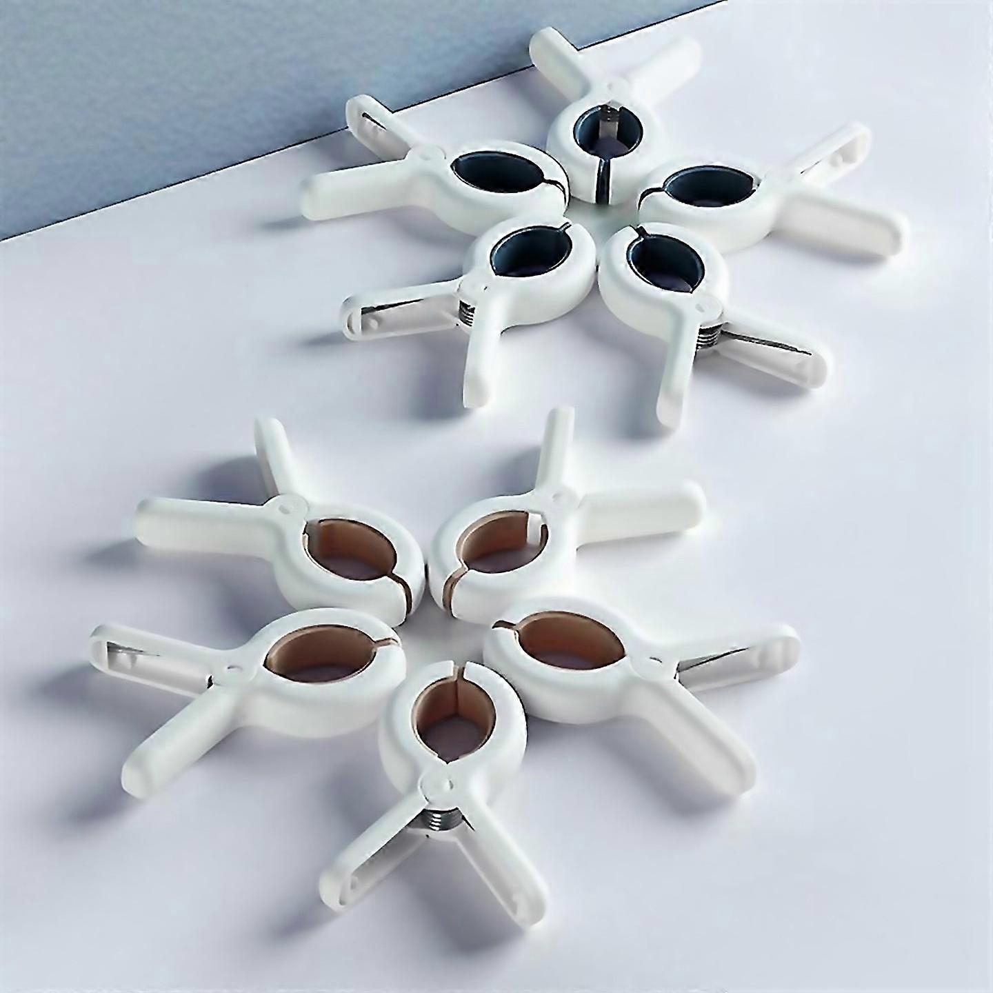 Pour 6pcs pinces à linge coupe-vent Heavy Duty Grandes pinces à linge jaune