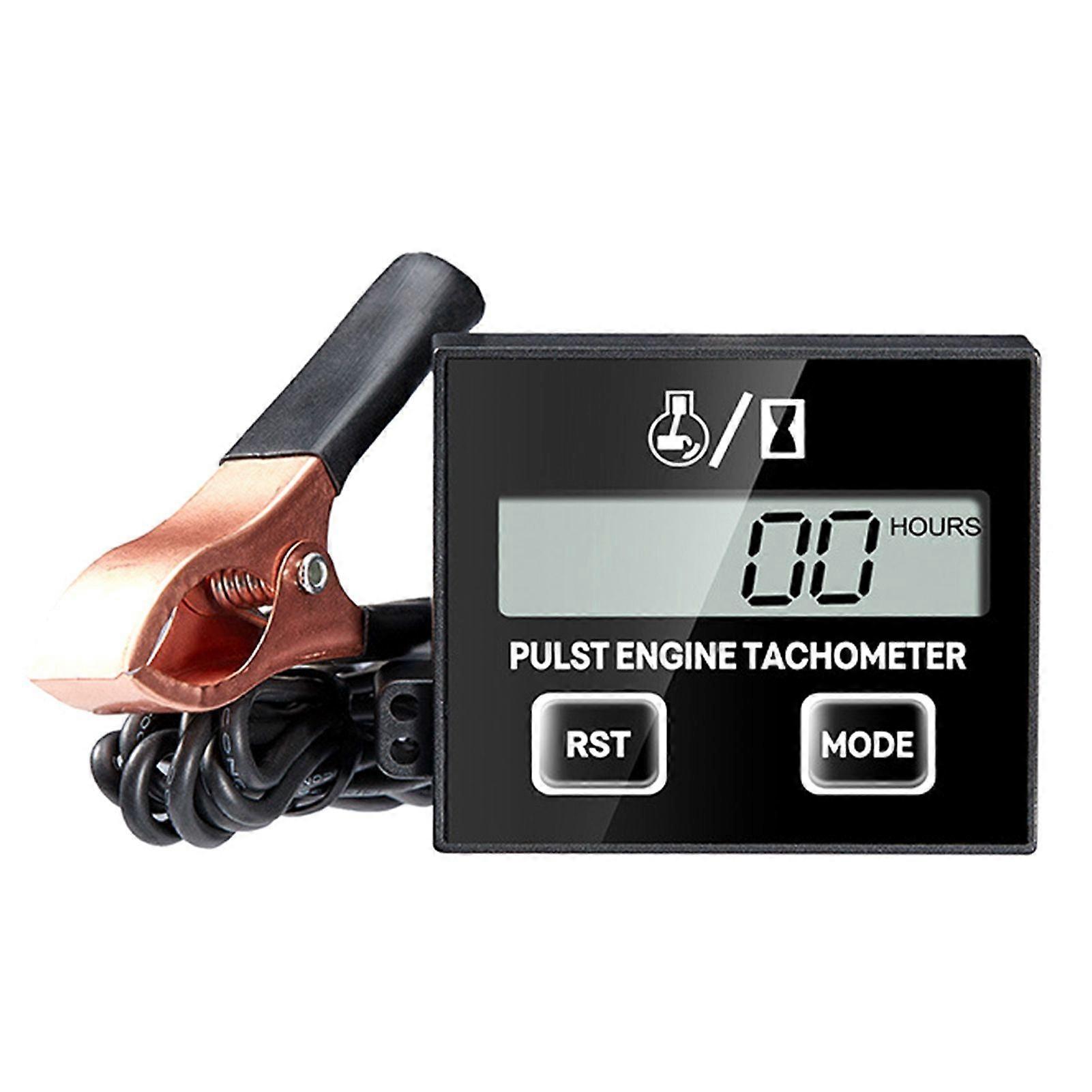 Digital Tachometer 100-30000RPM LCD Display Small Digital Engine Tachometer for Chainsaw