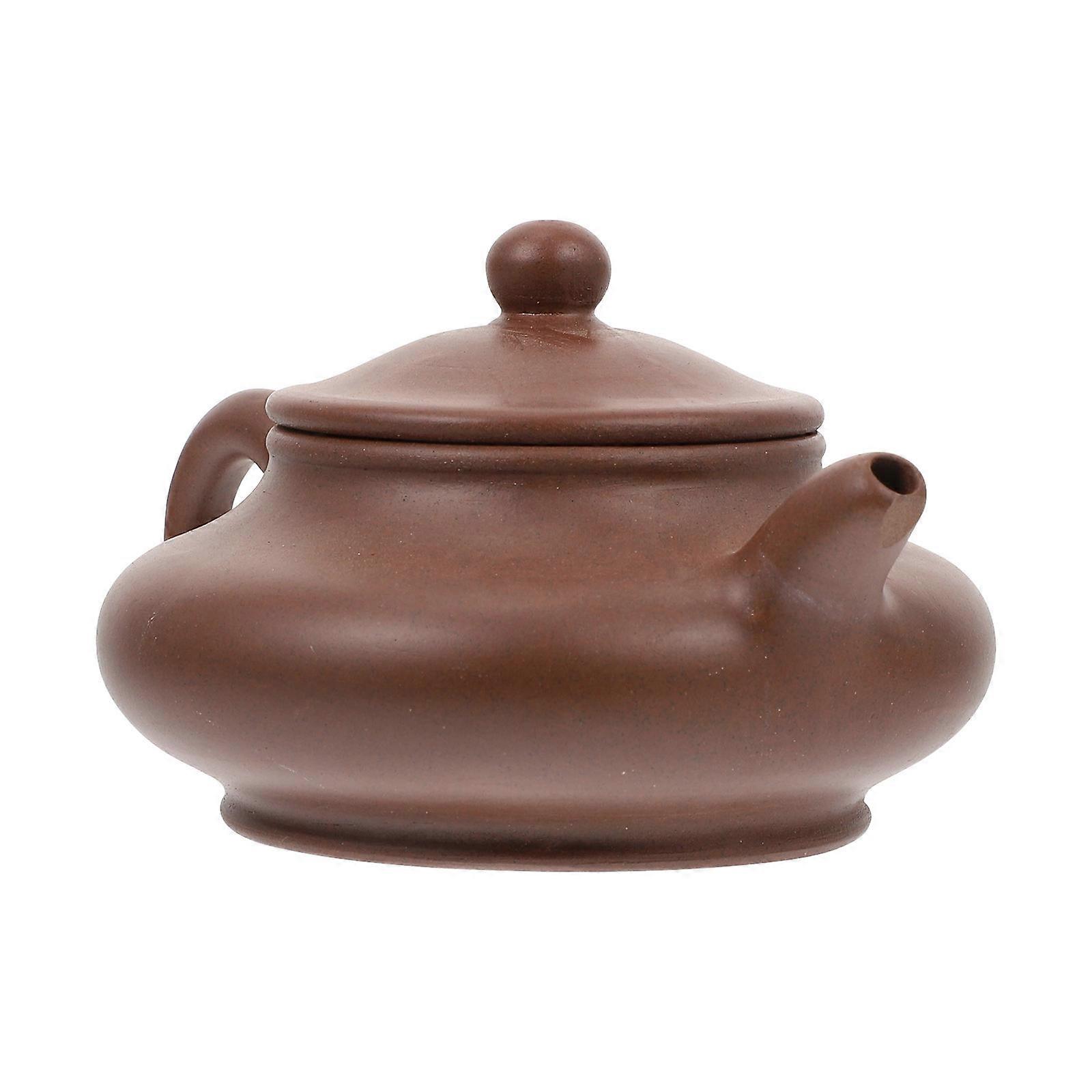 Portable Teakettle Practical Tea Kettle for Home Use 1Pcs Brown