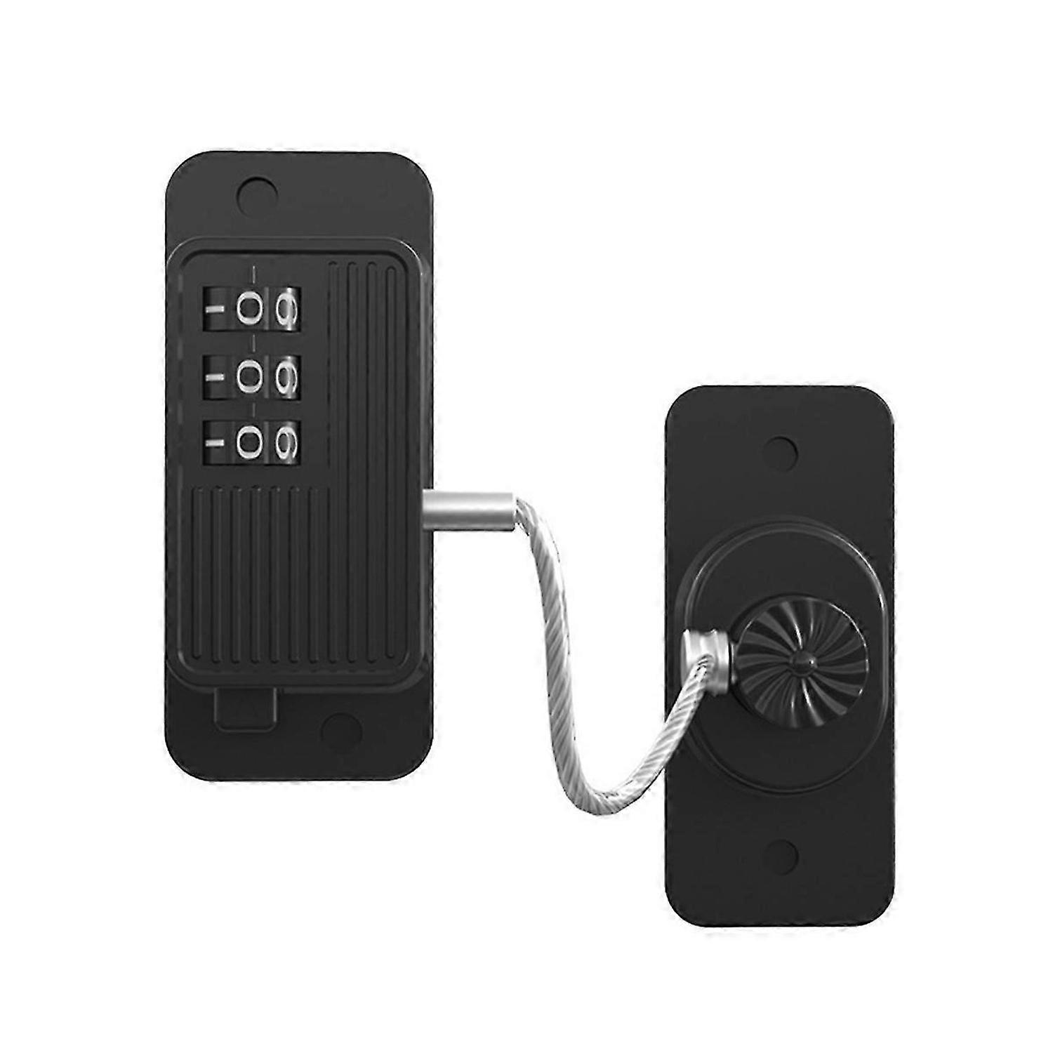 Fridge Lock, Refrigerator Lock, Keyless One-Click Access, Customizable Password, Child Safety Combin