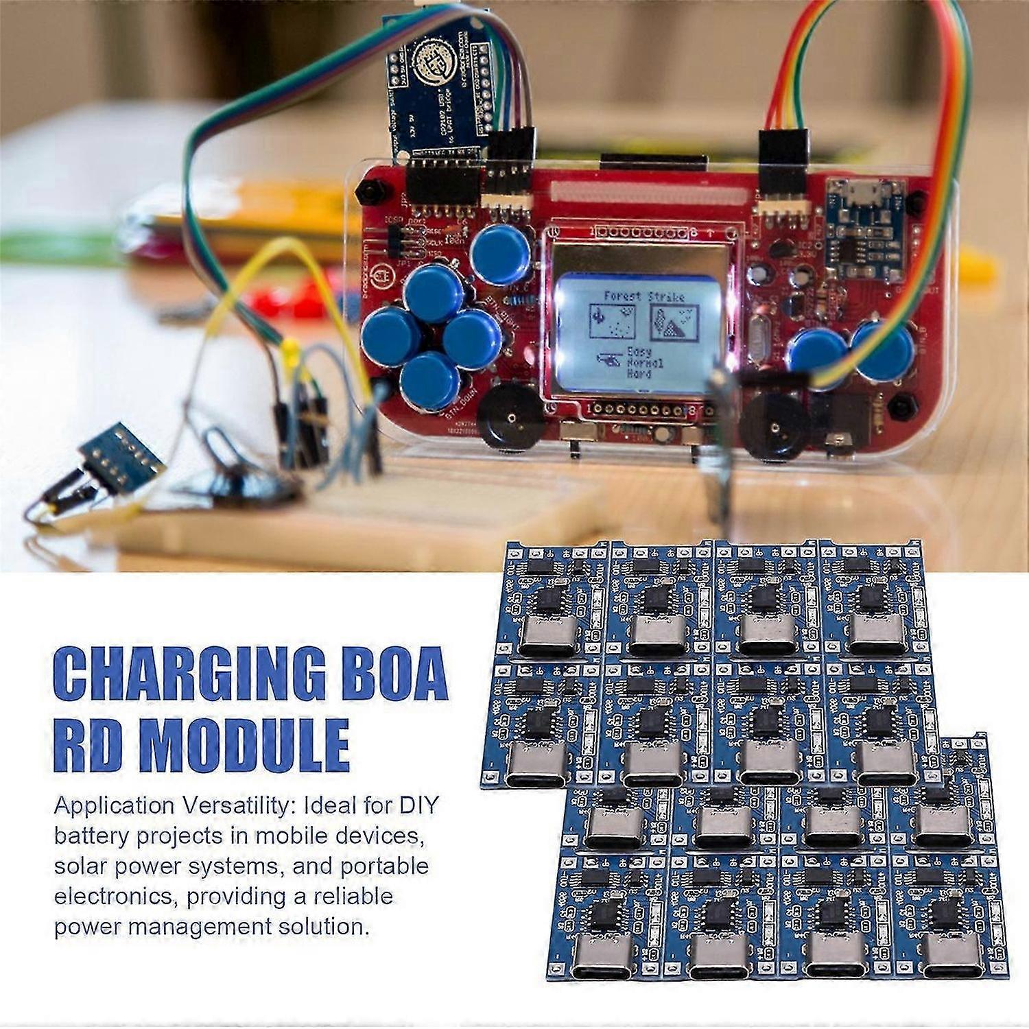 20Pcs 5V Lithium Battery Charging Board Module Type-C Interface Charging Protection