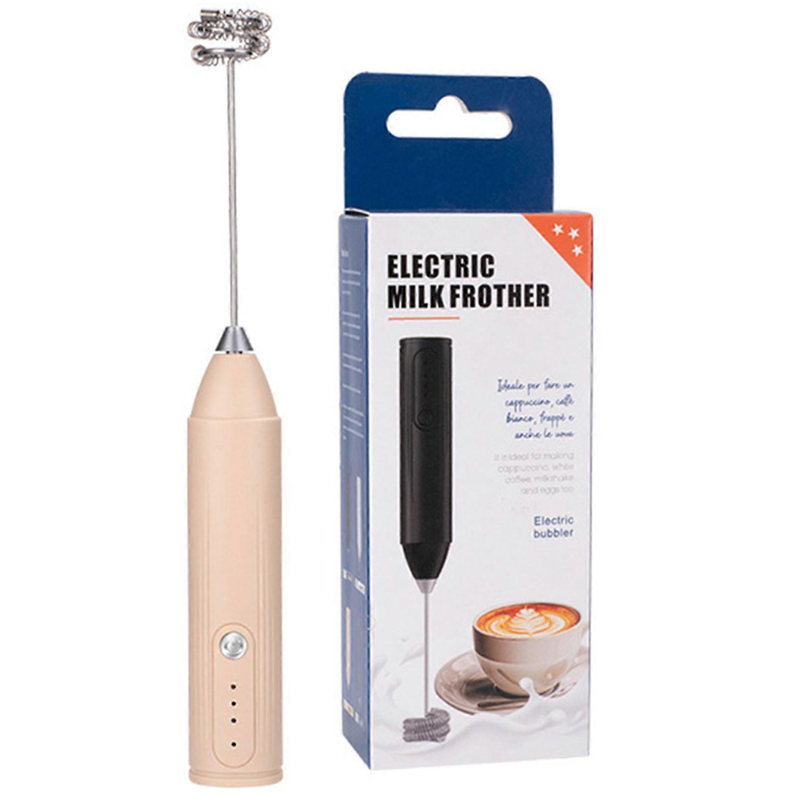 Home Rechargeable Milk Frother Coffee Whiskers, Multi-functional Efficient Convenient, for Home Coffee Bar