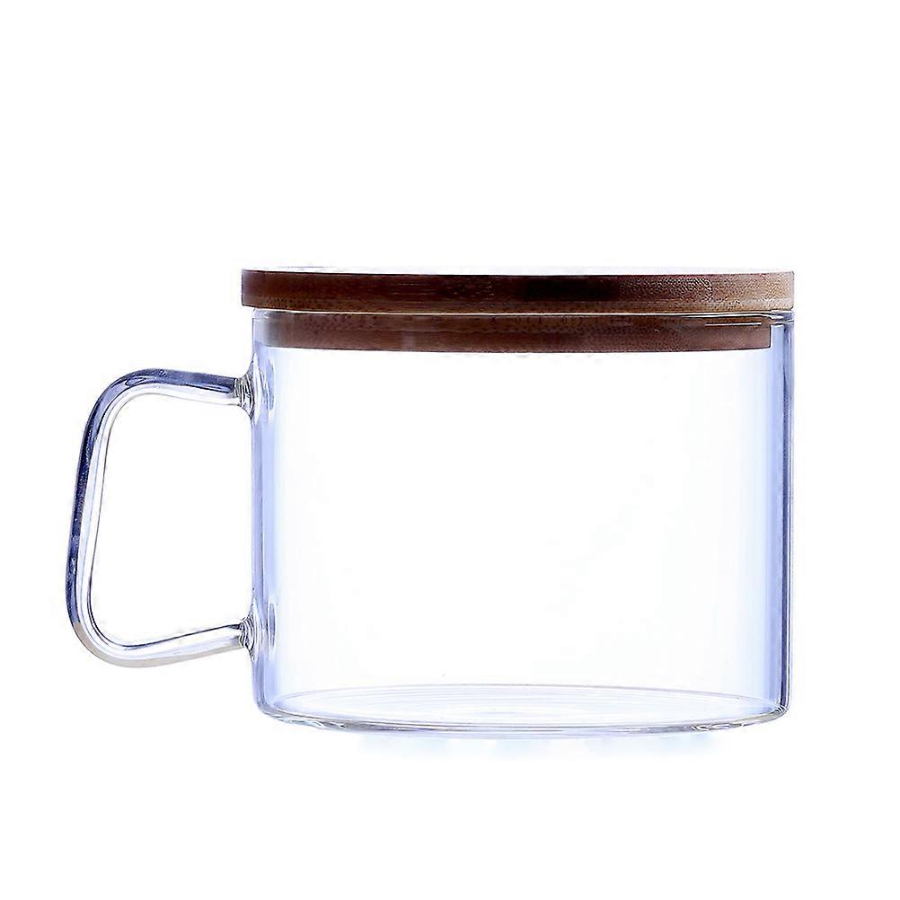 Bubble Noodle Large Capacity Glass Bowl for Kitchen Use 1200ml with Lid