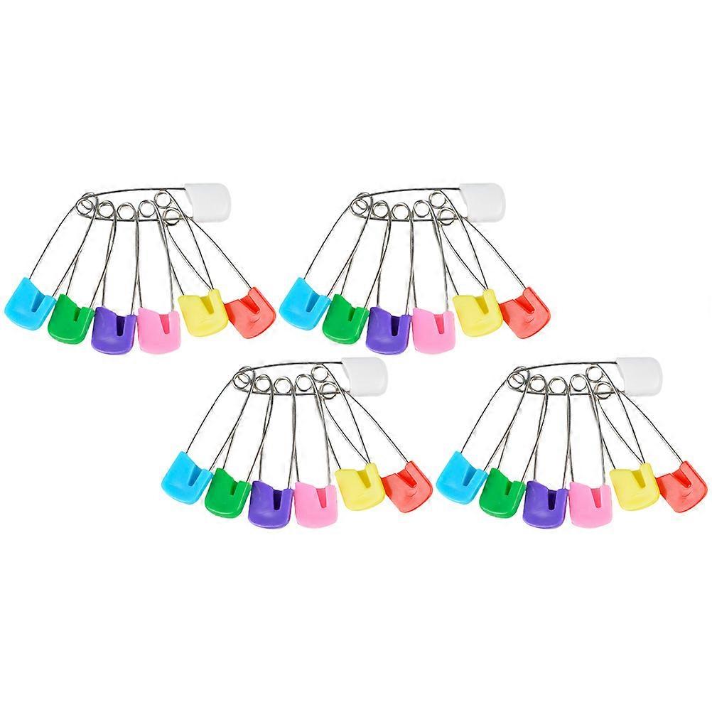 Safety Pins Baby Diaper Pin for Securing Diapers with 200Pcs Assorted Color