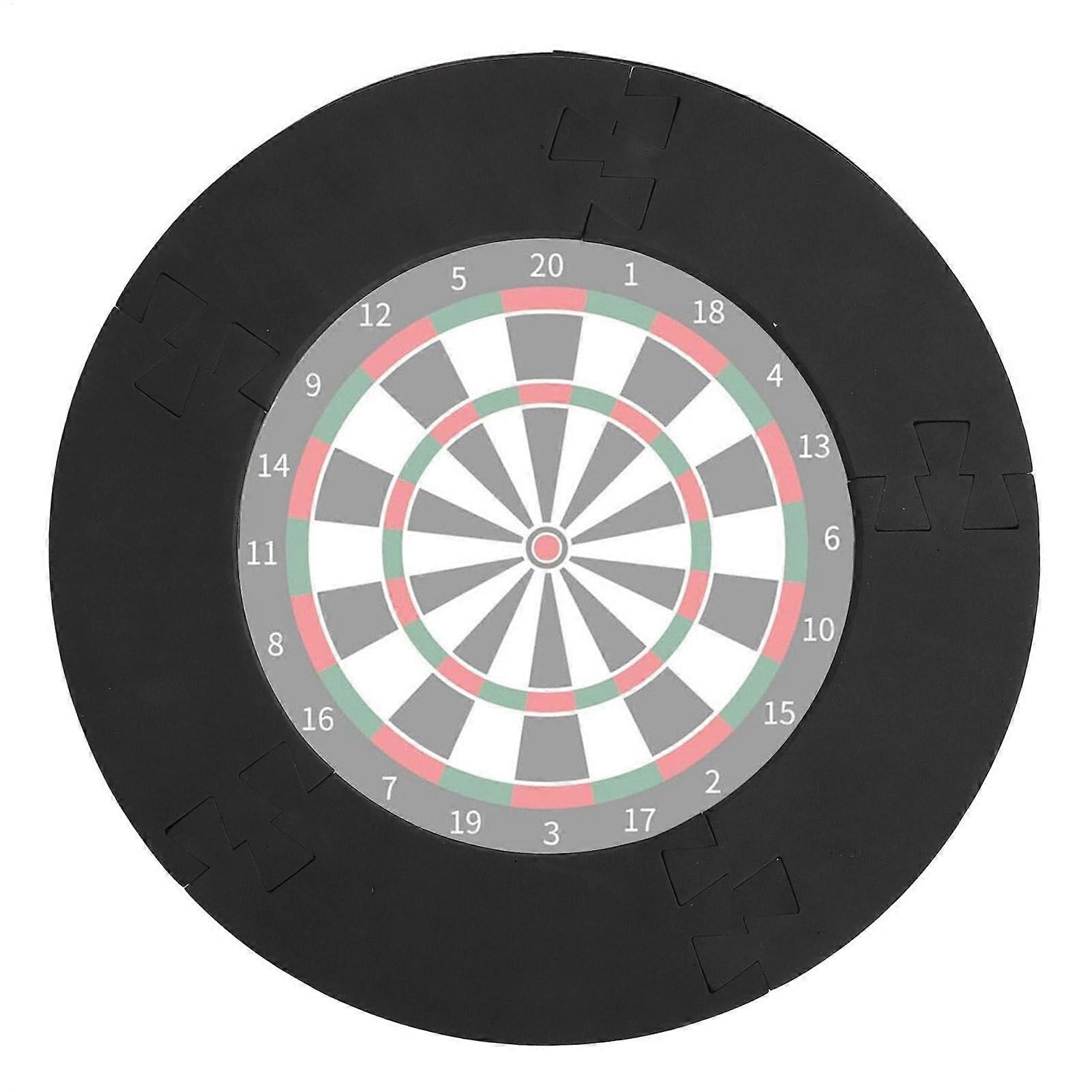 Dart Board Wall Protector Thick EVA Wall Cover For Missed Throws, Black, 18Inch Dart Board Compatible