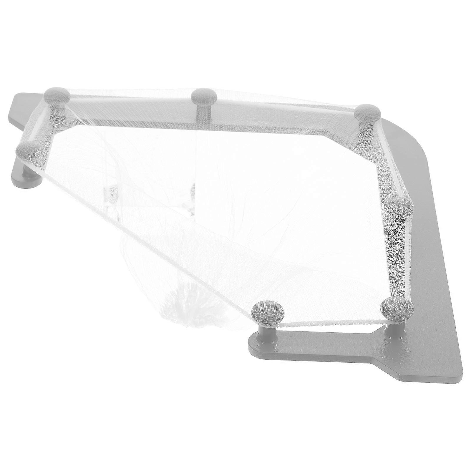 Sink Garbage Storage Rack Triangular Drain Rack for Home 2Pcs