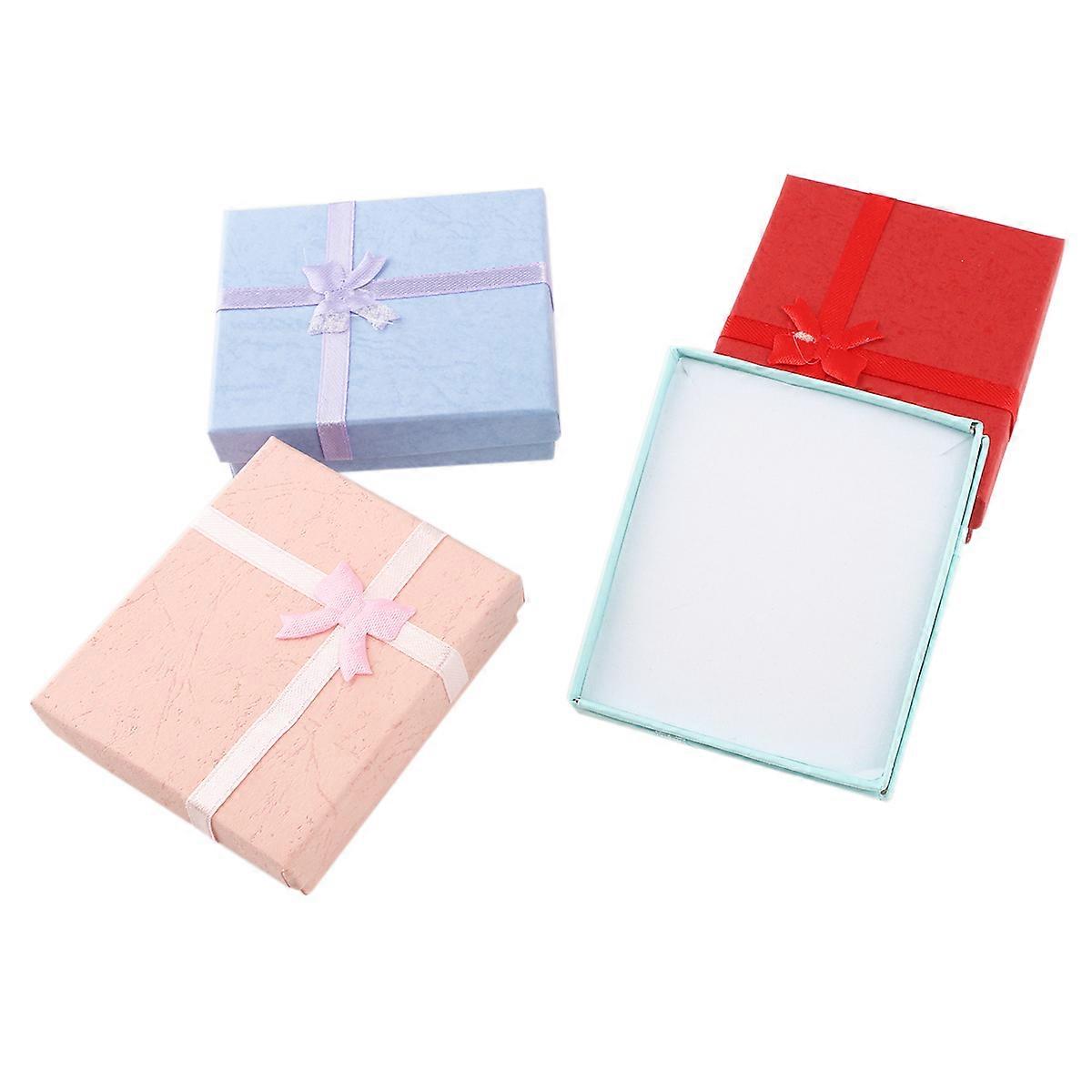 Earring Storage Case with Ribbon Design for 16Pcs Jewelry Items