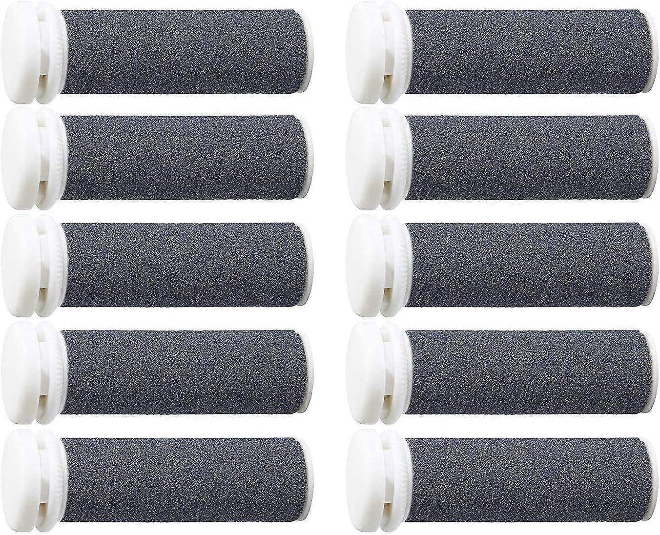 Mineral Replacement Rollers 10 Pack Compatible with Emjoi Micro Callus Remover for Extremely Rough and Hard Skin