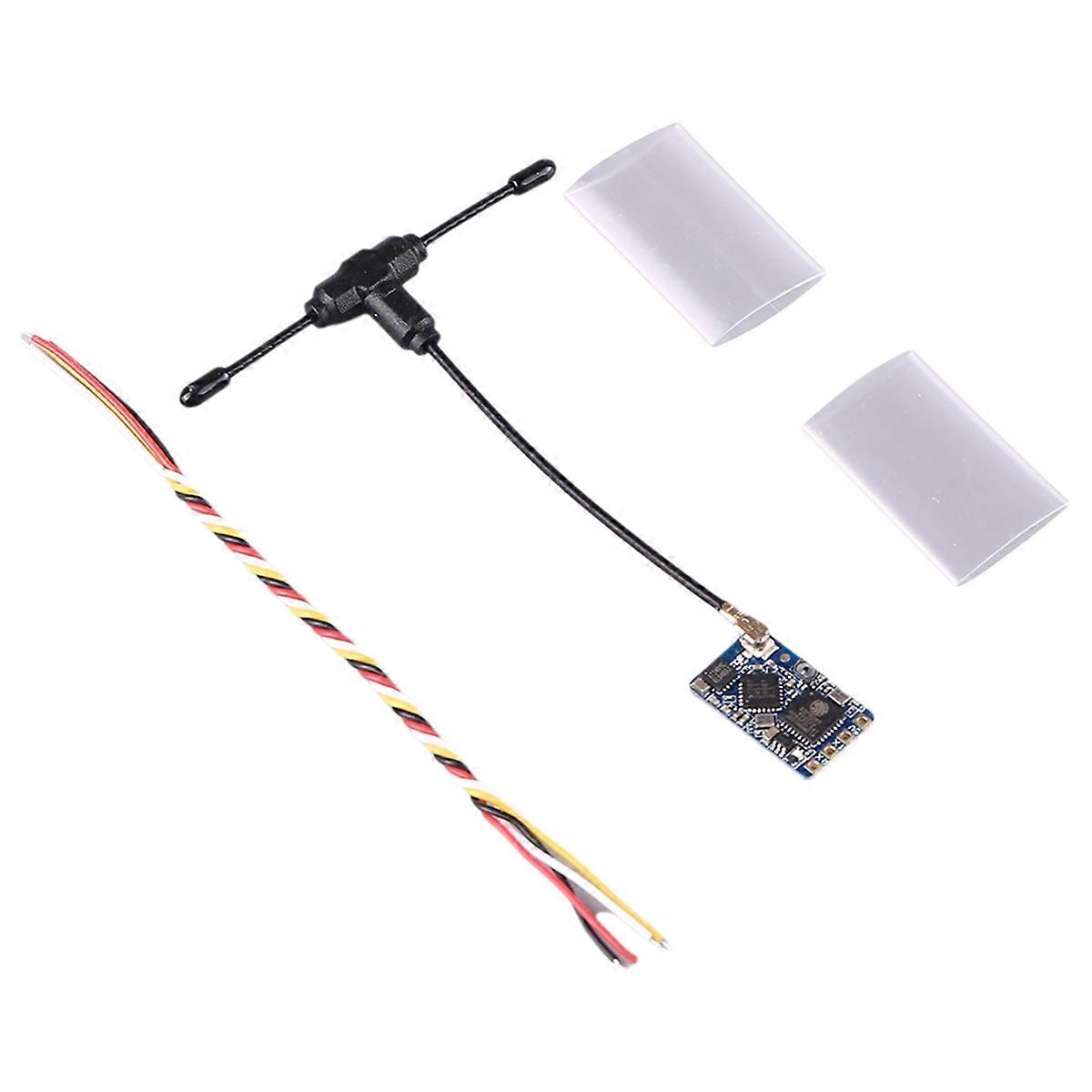 ELRS 2.4G Receiver ExpressLRS Long Range Receiver 50mW with T-Type Antenna for RC FPV Traversing Drones Parts