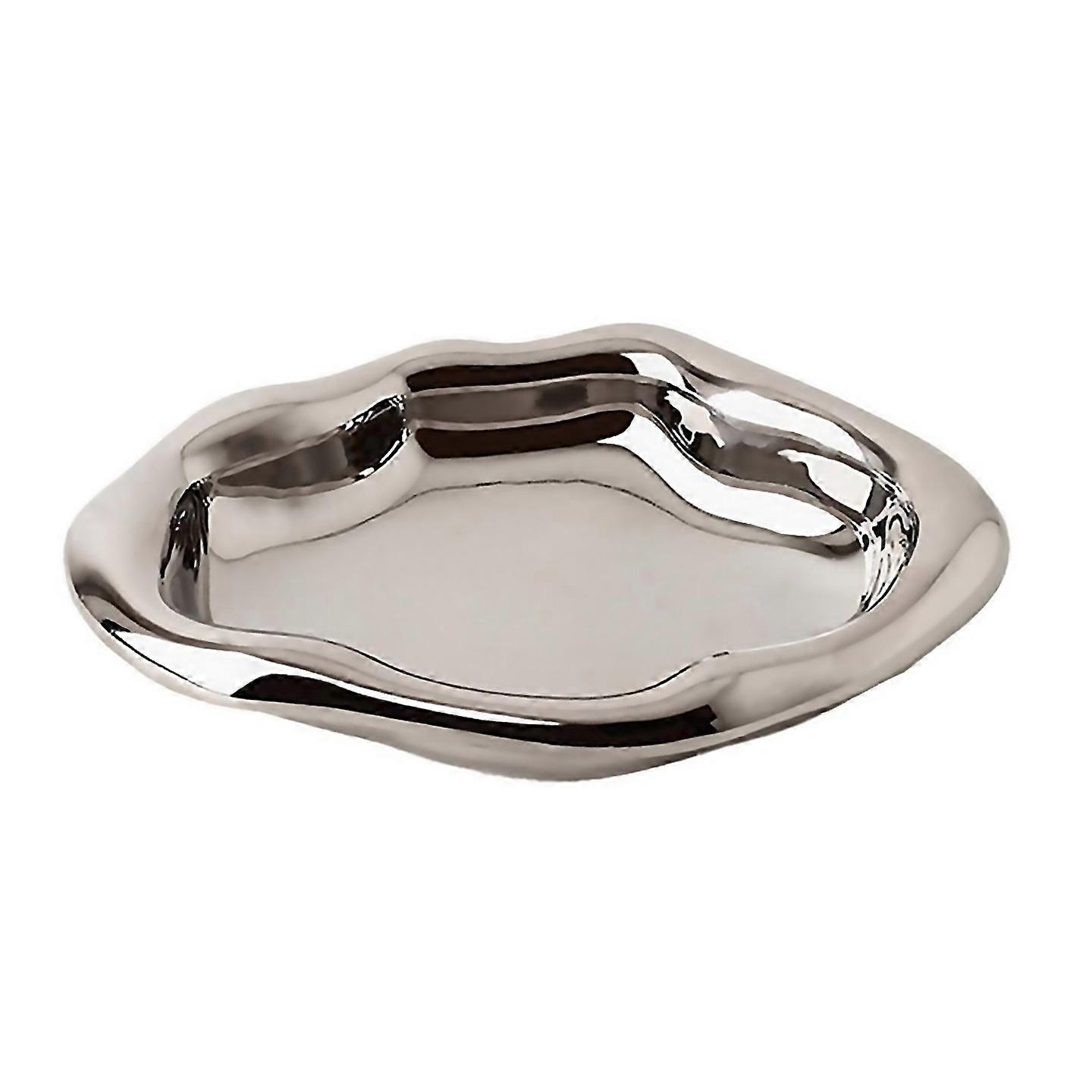 For Jewelry Storage Light Luxury Ceramic Storage Display Traylirregular