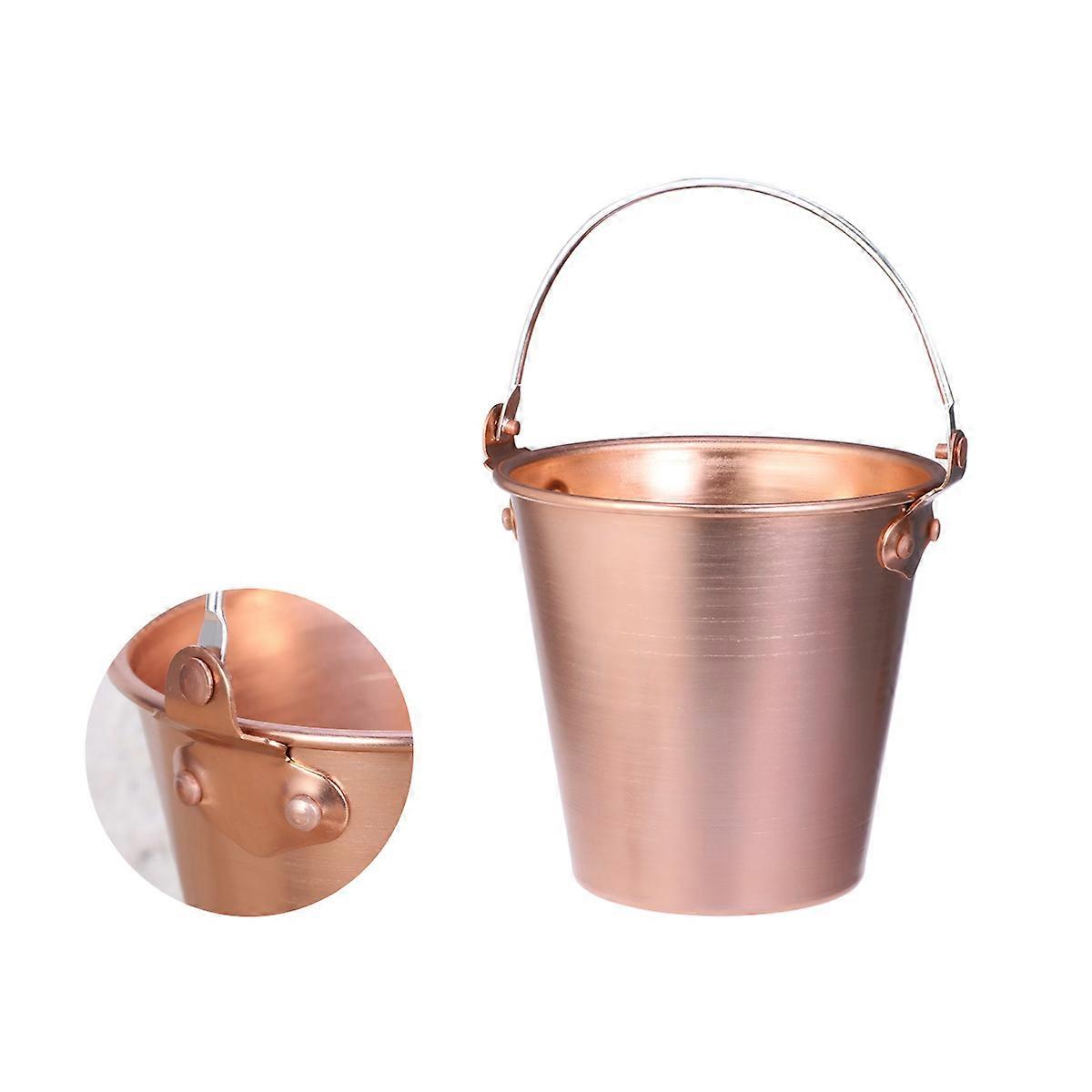 Aluminum Alloy Ice Bucket for Ktv Bar 2Pcs with Ice Tongs