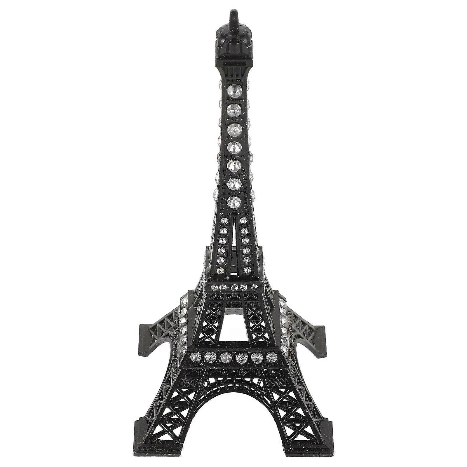 Eiffel Tower Ornament Alloy Craft for Decoration 5Pcs Rhinestone Figurines